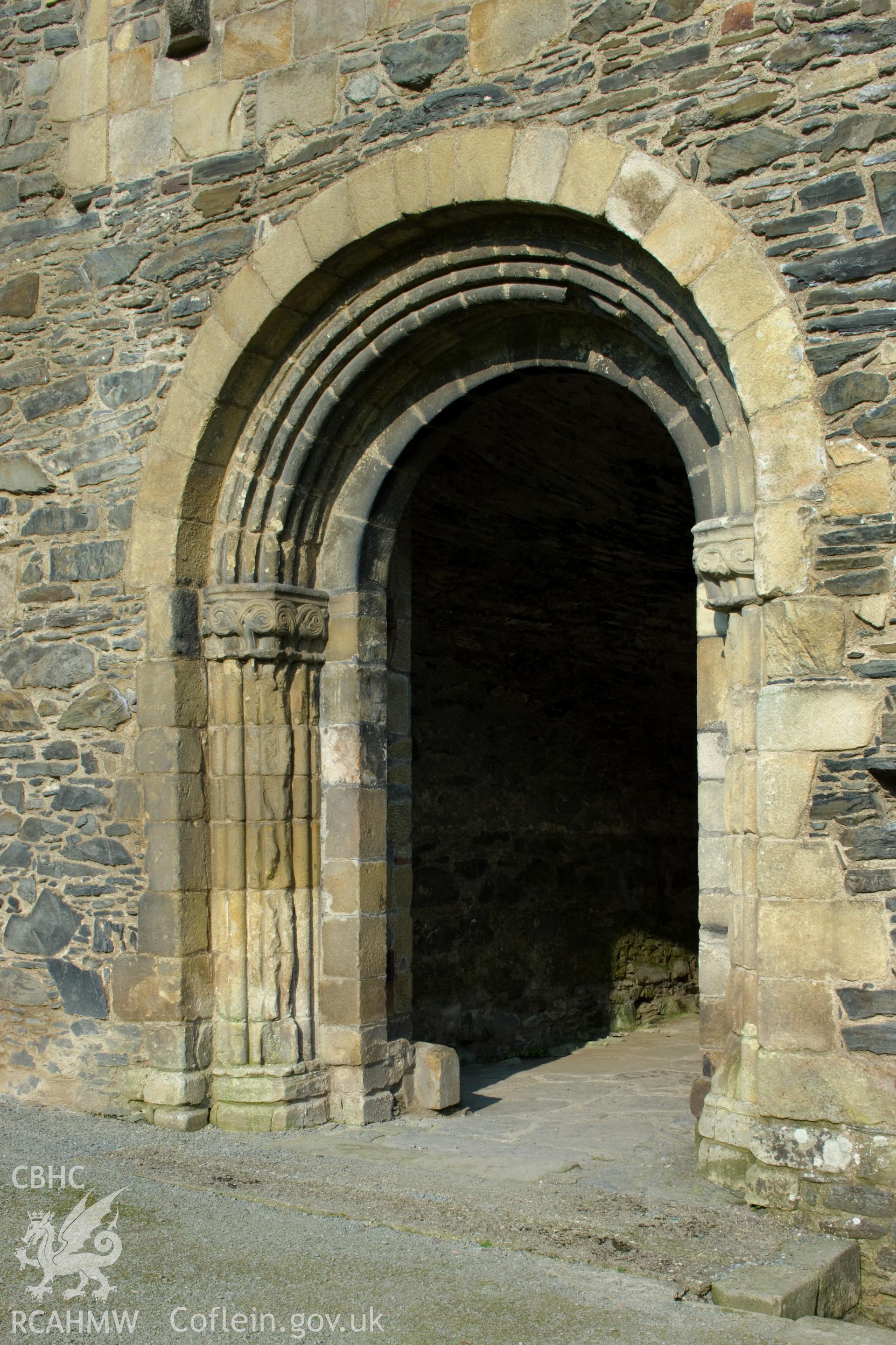 Doorway into south chancel.