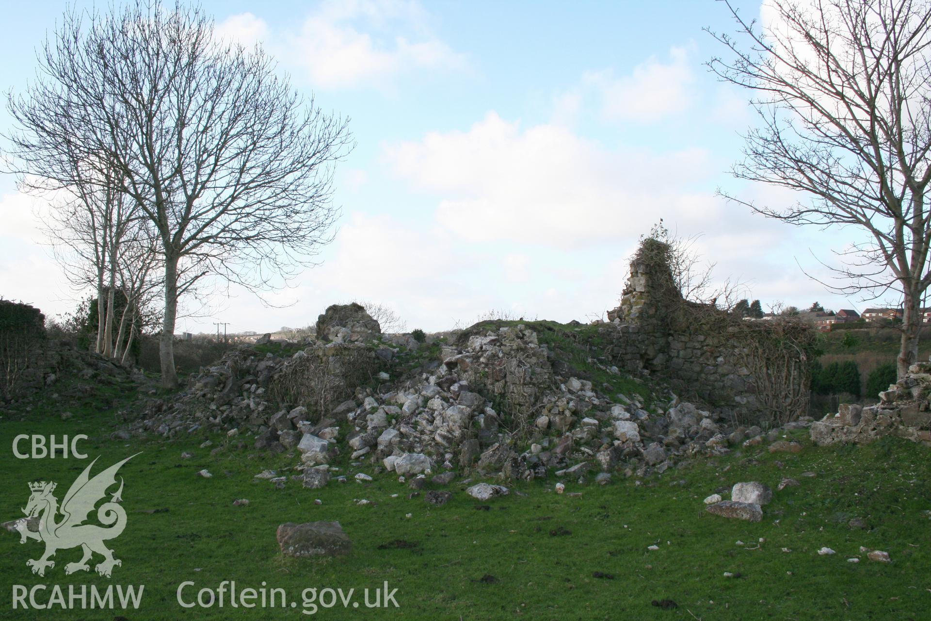 Haroldston House.  The remains of the kitchen from the south-east.