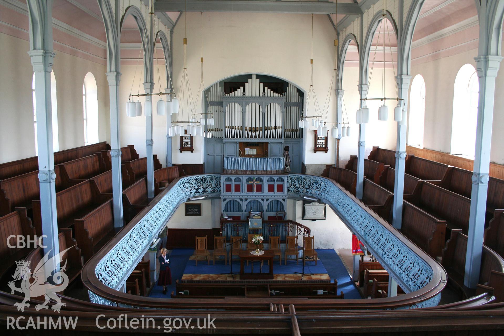 Bethany Chapel, the interior looking south.