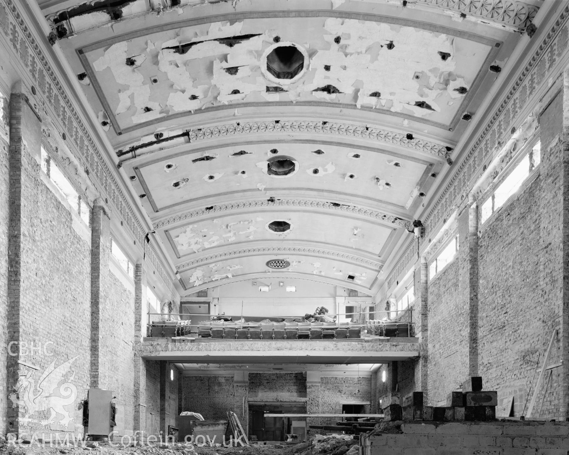 Interior from stage. NA/GEN/99/001