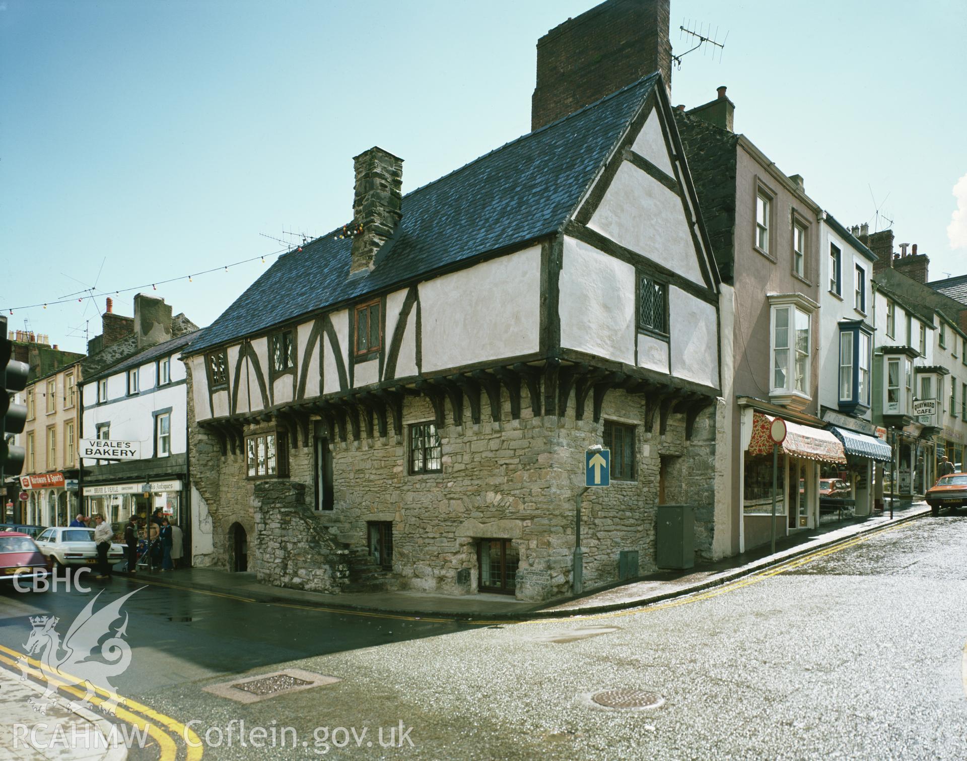 RCAHMW colour transparency showing Aberconwy House.