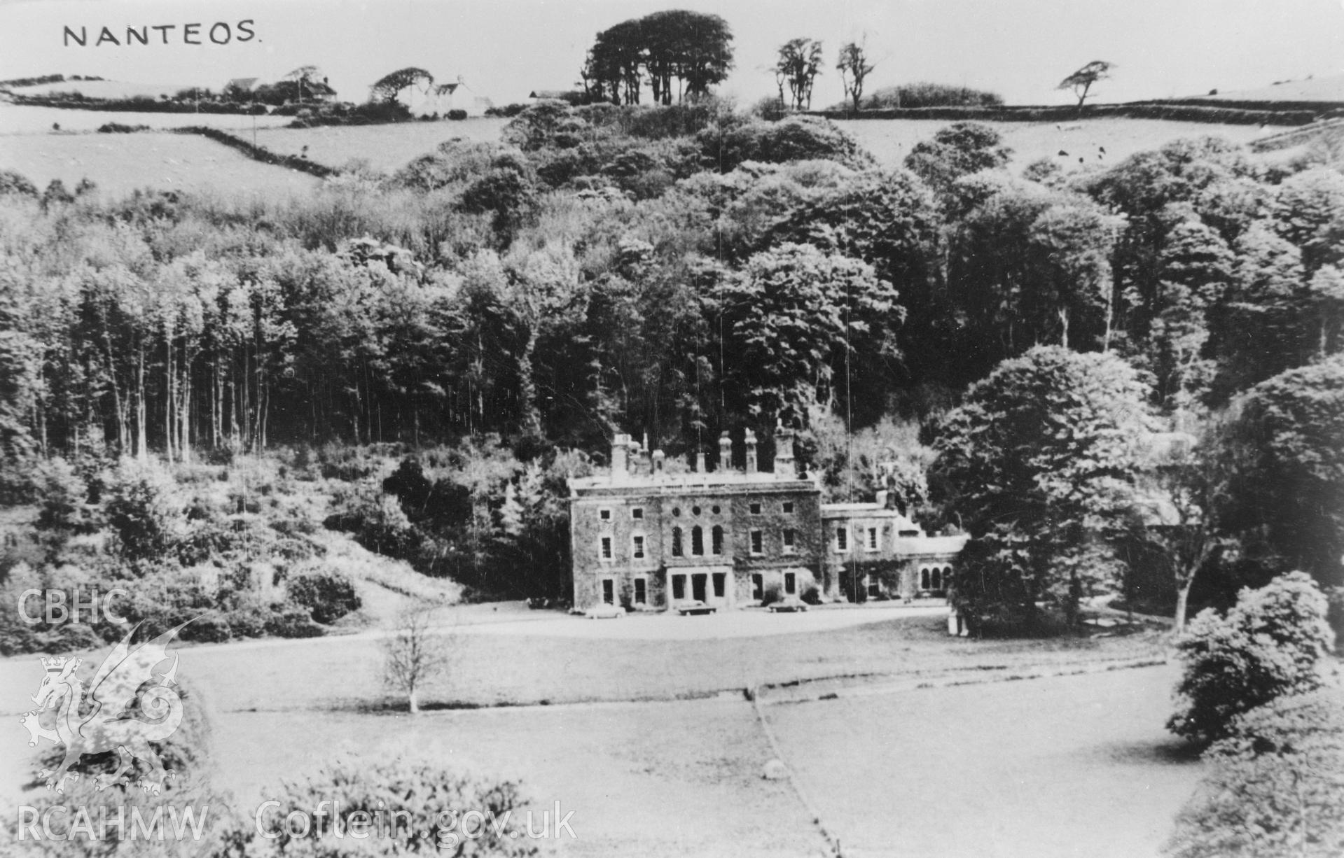 General view of grounds and mansion