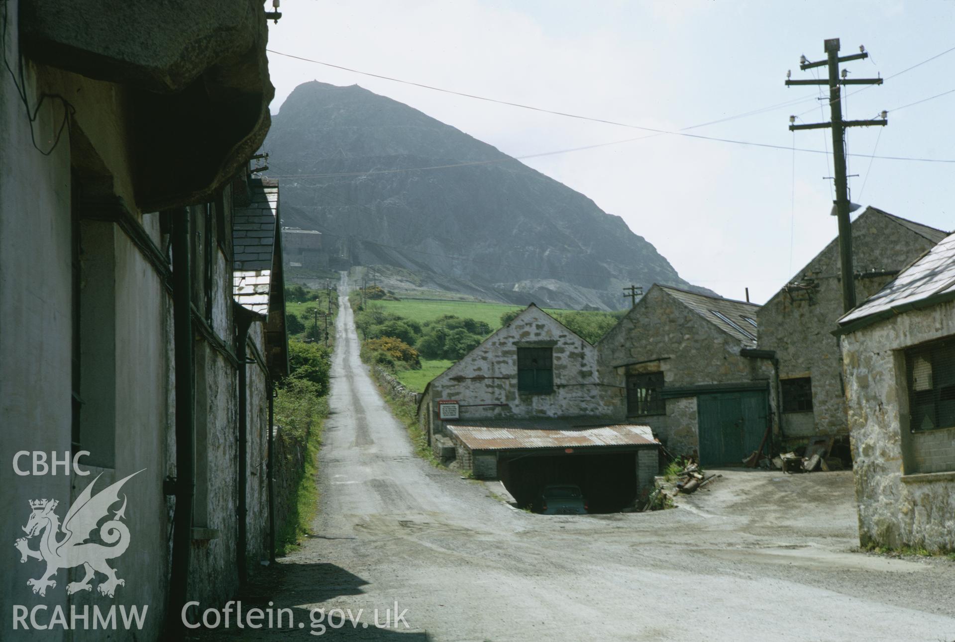 35mm colour slide showing Trefor Quarry, Caernarvonshire by Dylan Roberts.