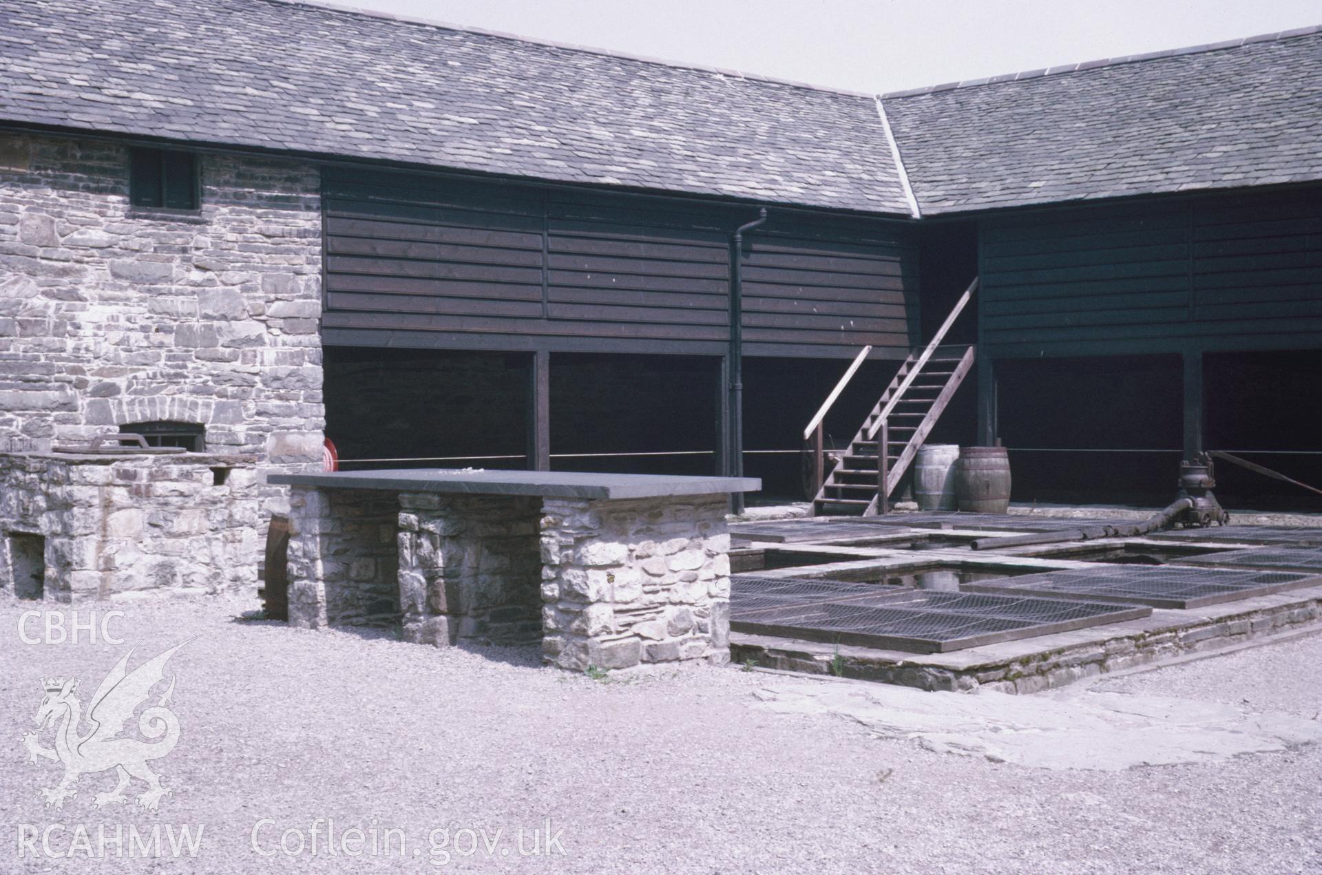35mm slide of  Rhayader Tannery, by Dylan Roberts.