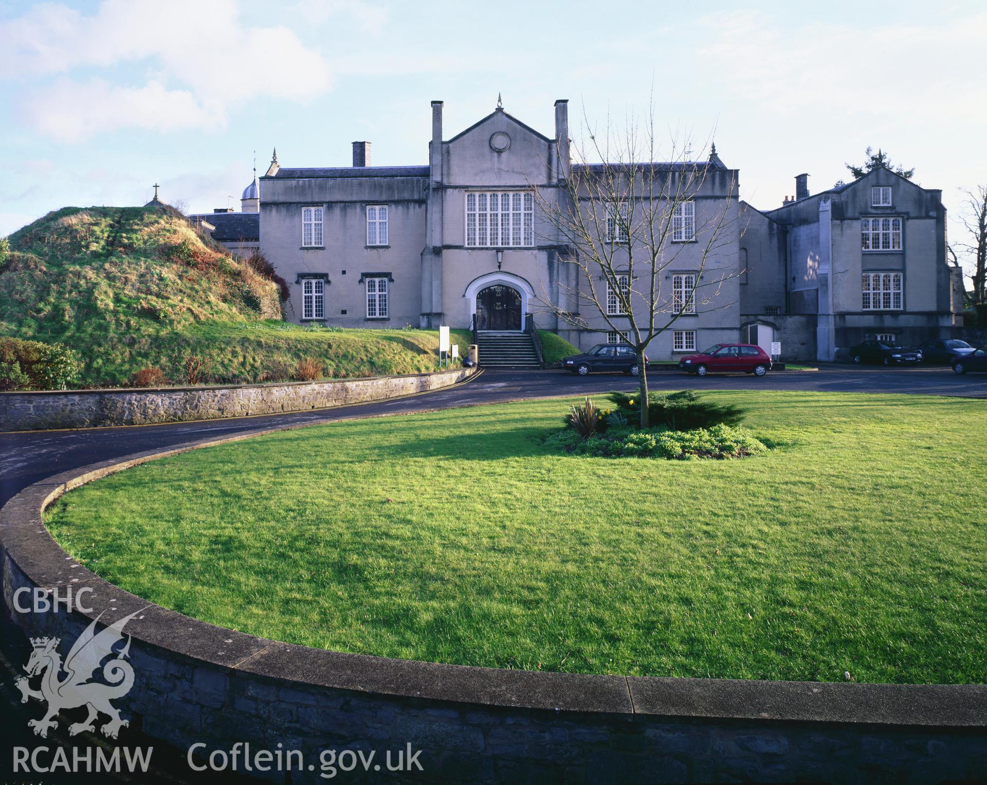 RCAHMW colour transparency showing St David's College, Lampeter, taken by I.N. Wright, 2003