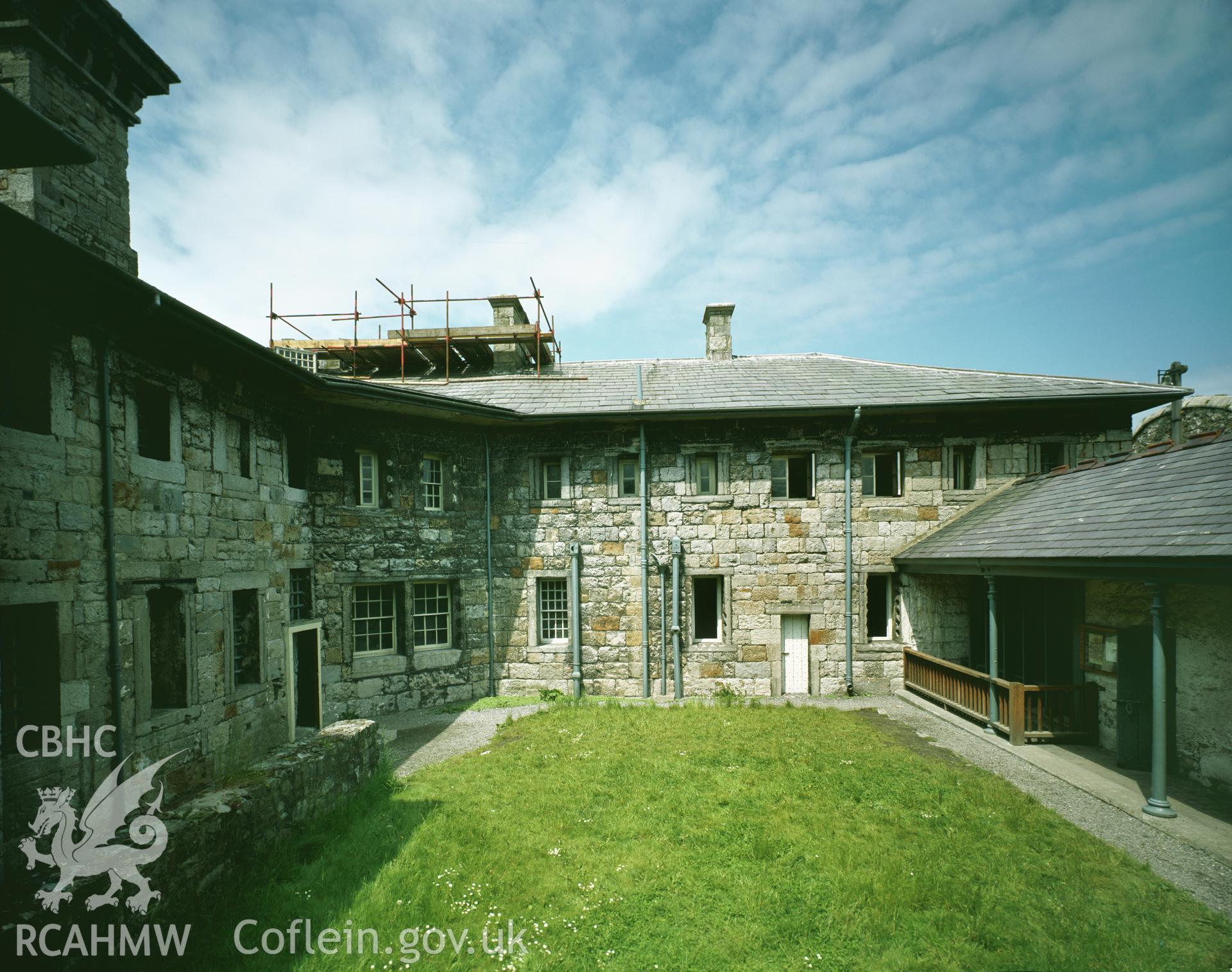 RCAHMW colour transparency showing Beaumaris Gaol taken by I.N. Wright, 1979