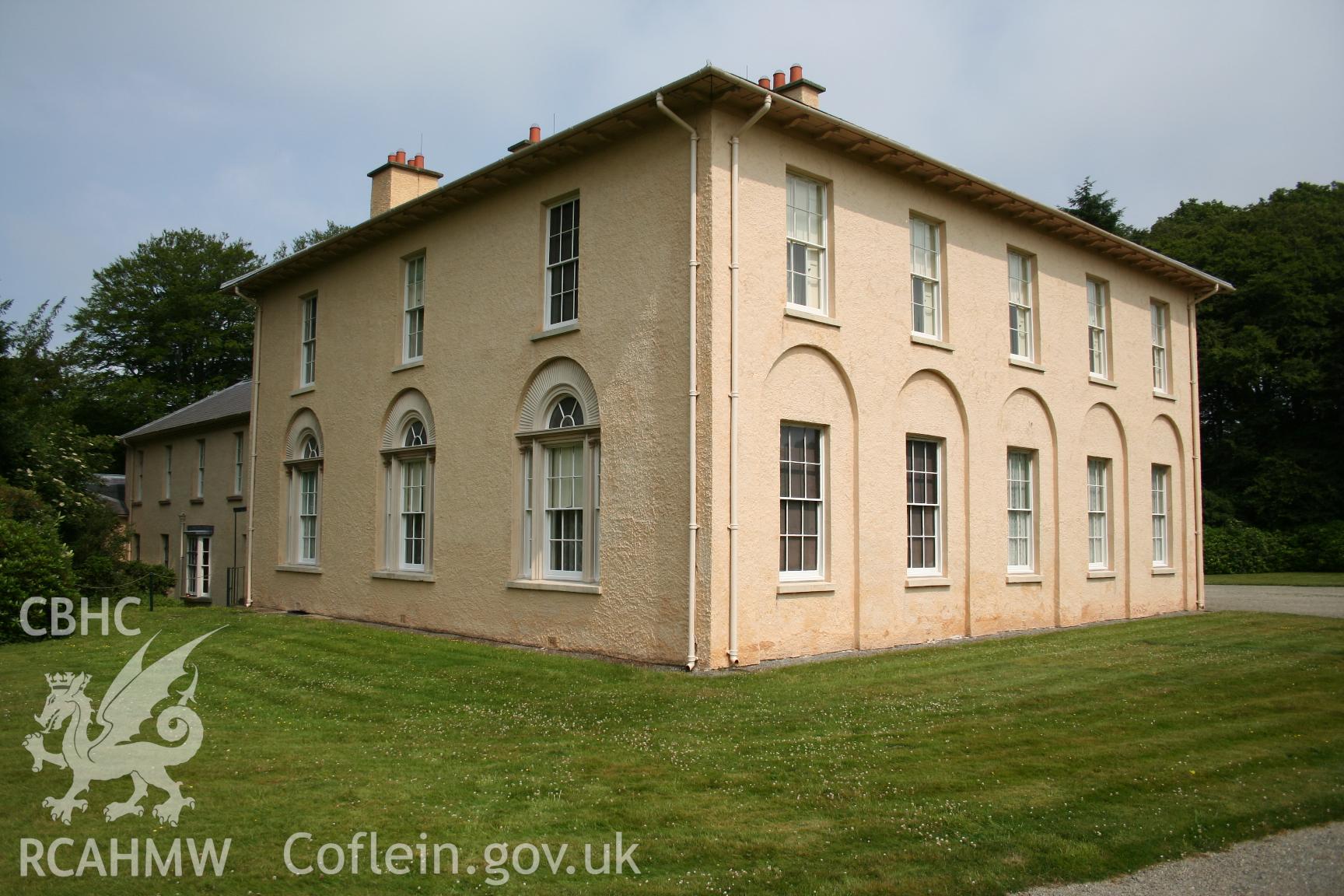 View of Llanaeron House from the west, taken by Brian Malaws on 01 July 2006.