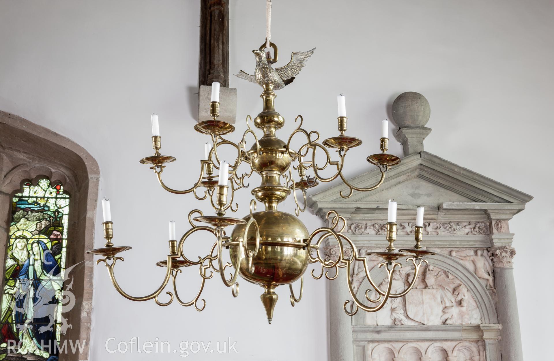 Chandelier by John Thomas of Chester, 1753.