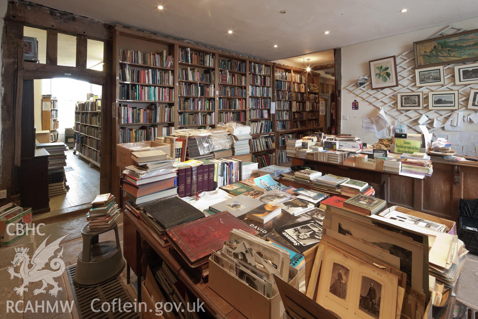 Inner hall, as bookshop.