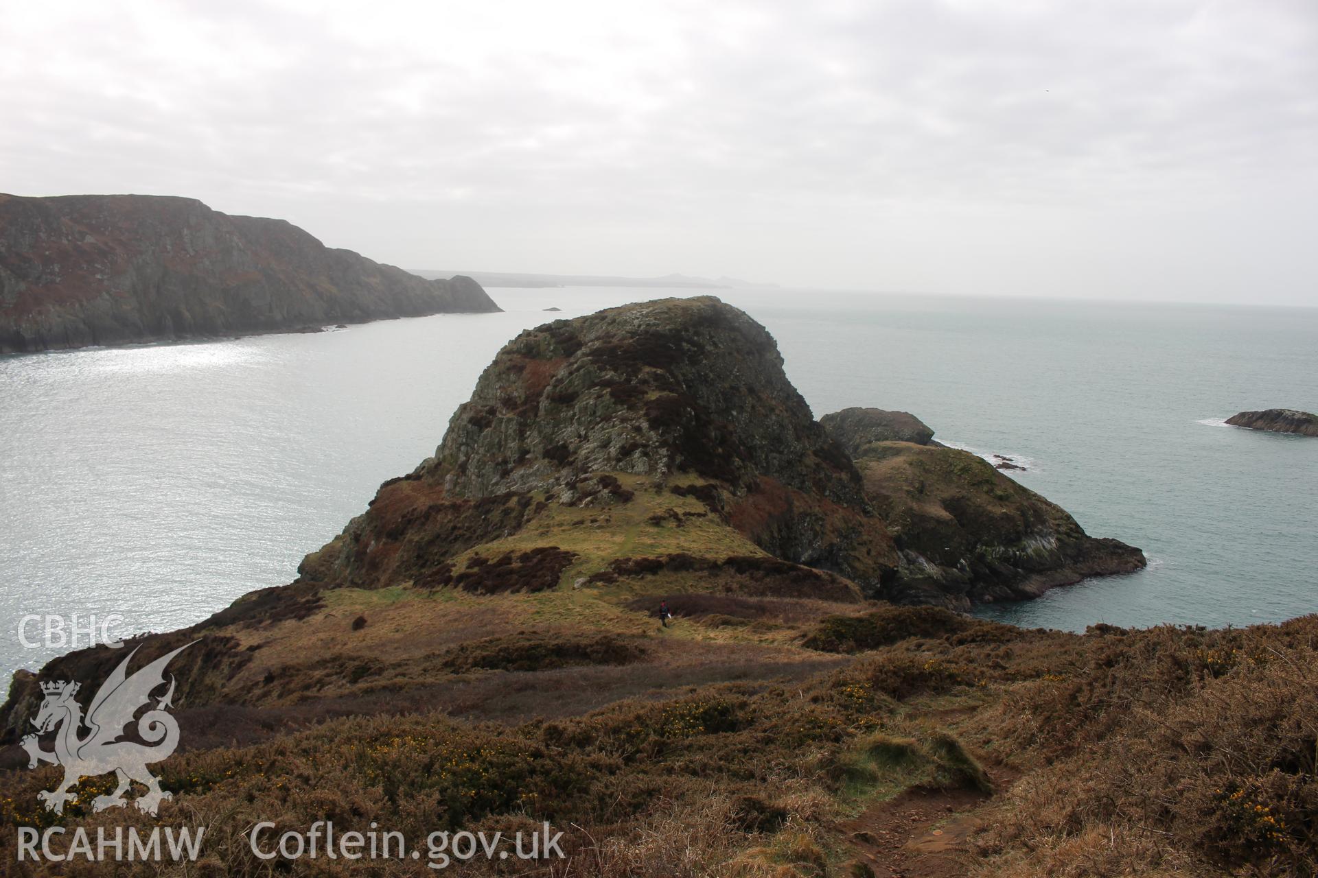 PHOTO SURVEY OF DINAS MAWR, LLANWNDA, PROMONTORY FORT, GENERAL VIEW FROM NORTH-EAST