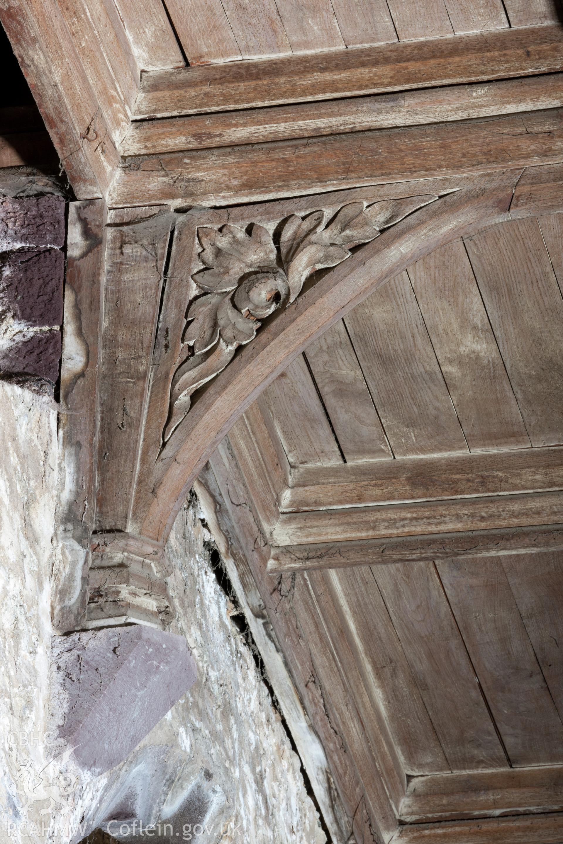 Spandrels in north aisle, west side....