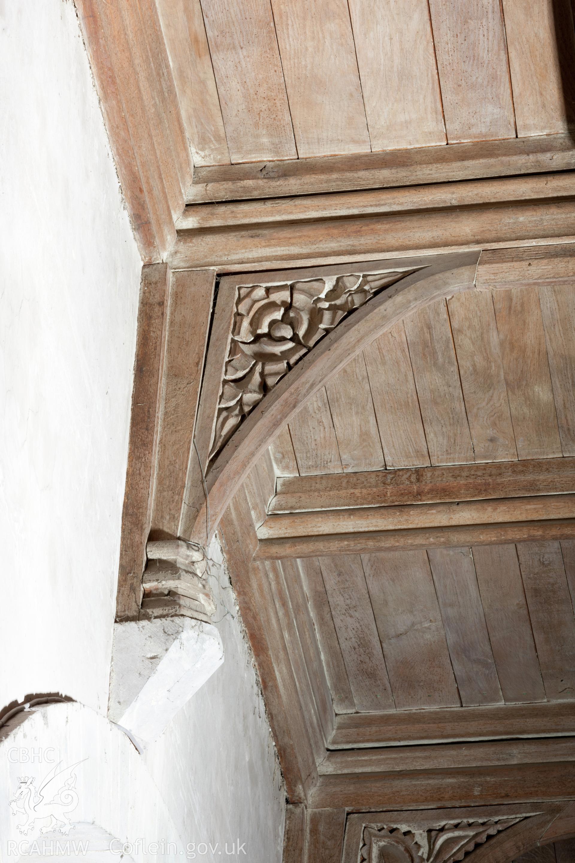 Spandrels in north aisle