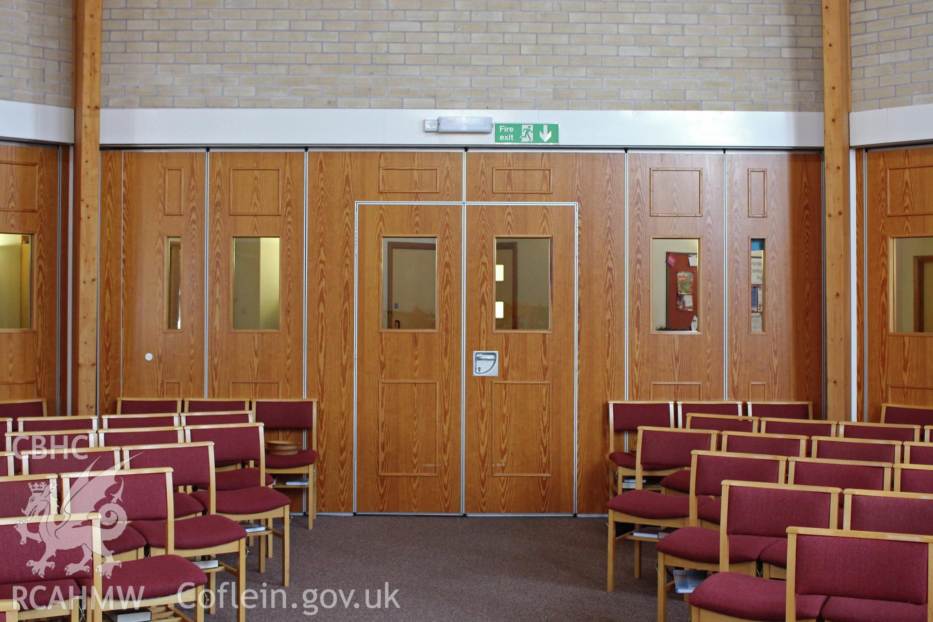 Manselton URC Chapel, Swansea, detail of entrance doors