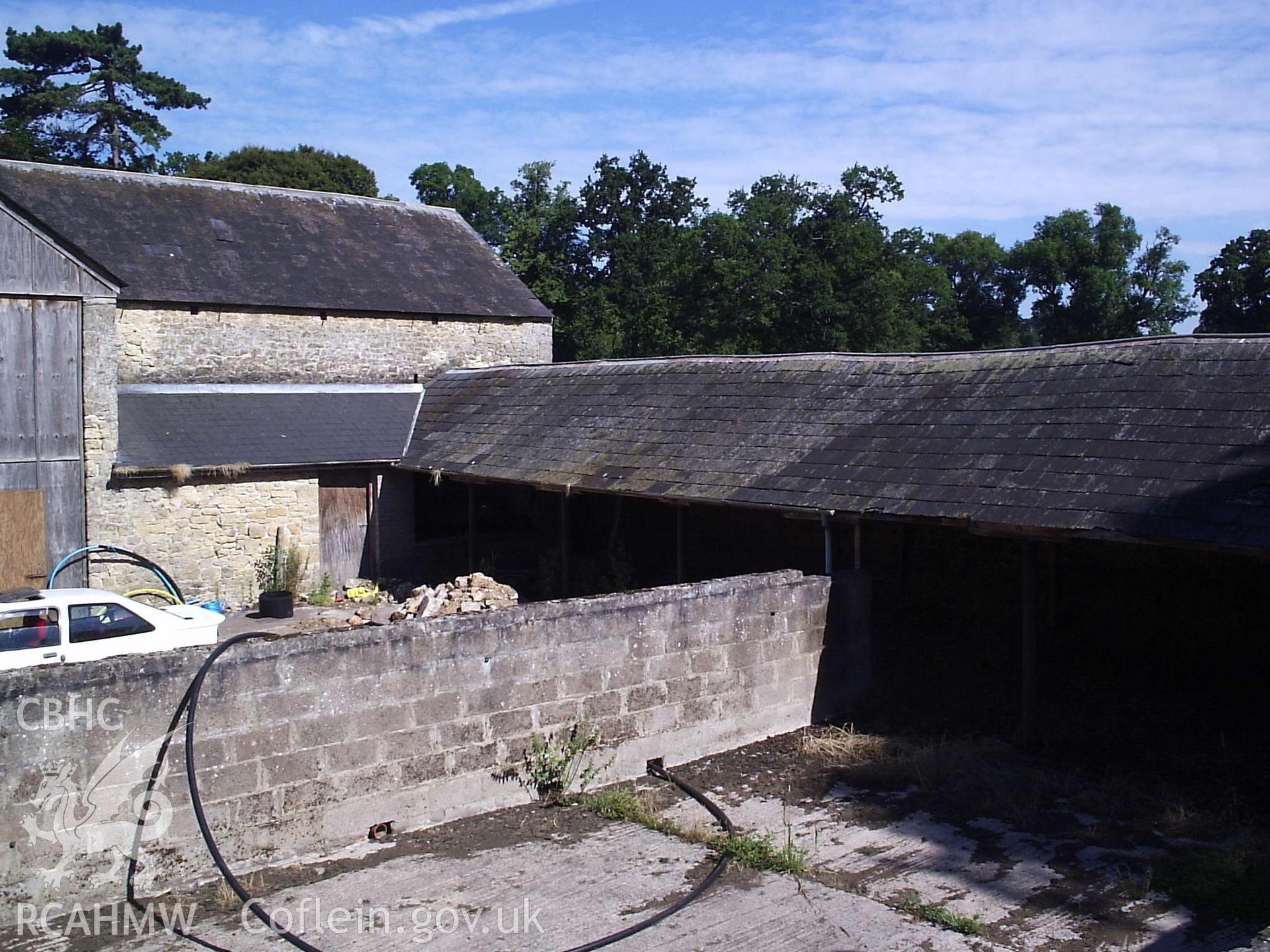 Wyelands Home Farm, Mathern; digital photo received in the course of Emergency Recording case ref no RCS2/1/1167.