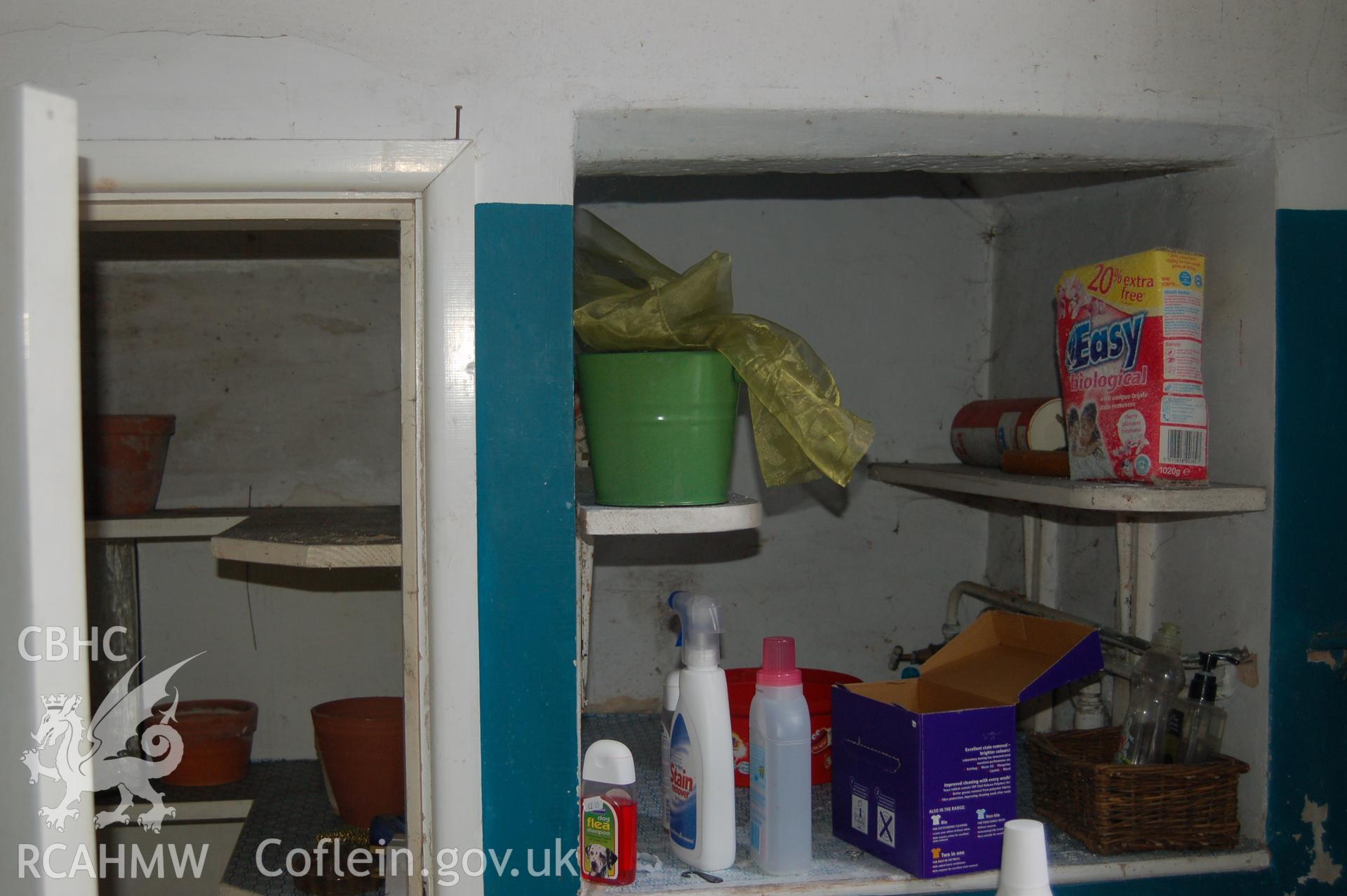 Digital colour photograph showing Iscoyd Park (interior, cupboards),  received in the course of Emergency Recording case ref no RCS2/1/2257.