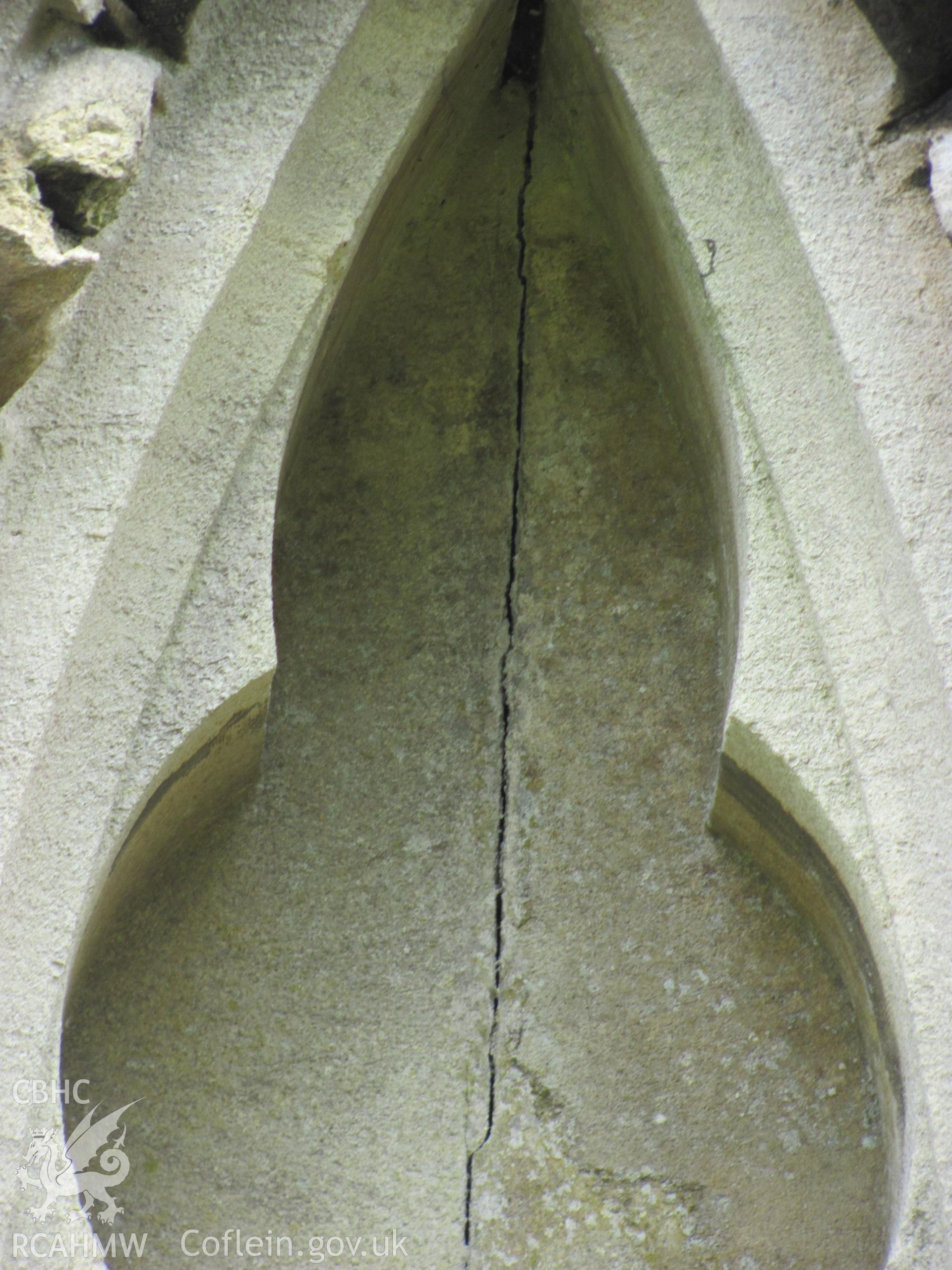 Detail of the north side of the memorial.