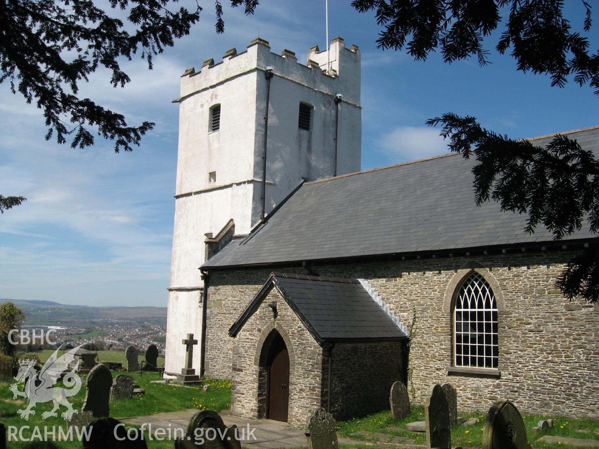 Colour photo of Mynydd Islwyn Church, taken by Paul R. Davis, 4th February 2013.