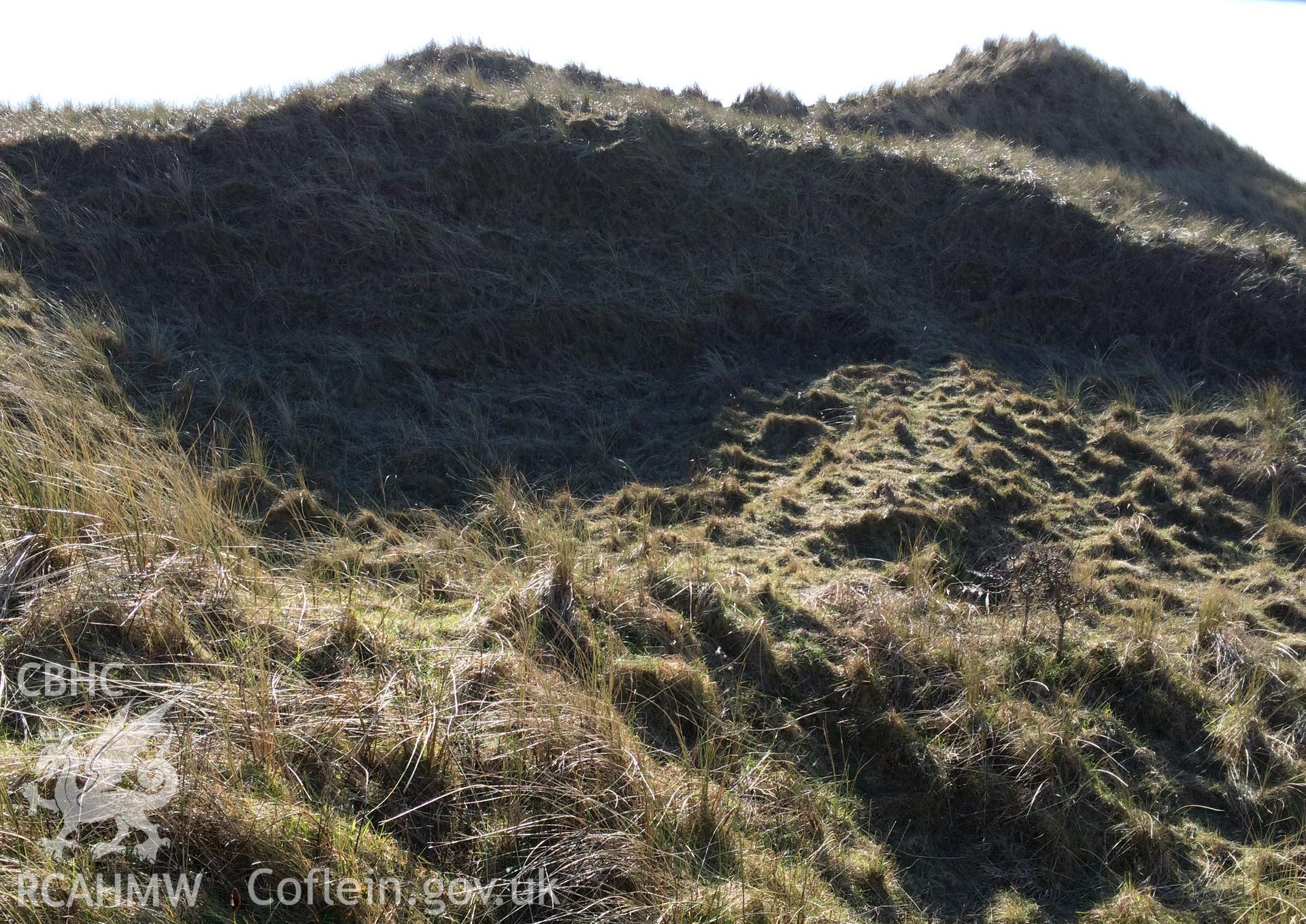 Colour photo showing Broughton Burrows, taken by Paul R. Davis, 30th March 2016.