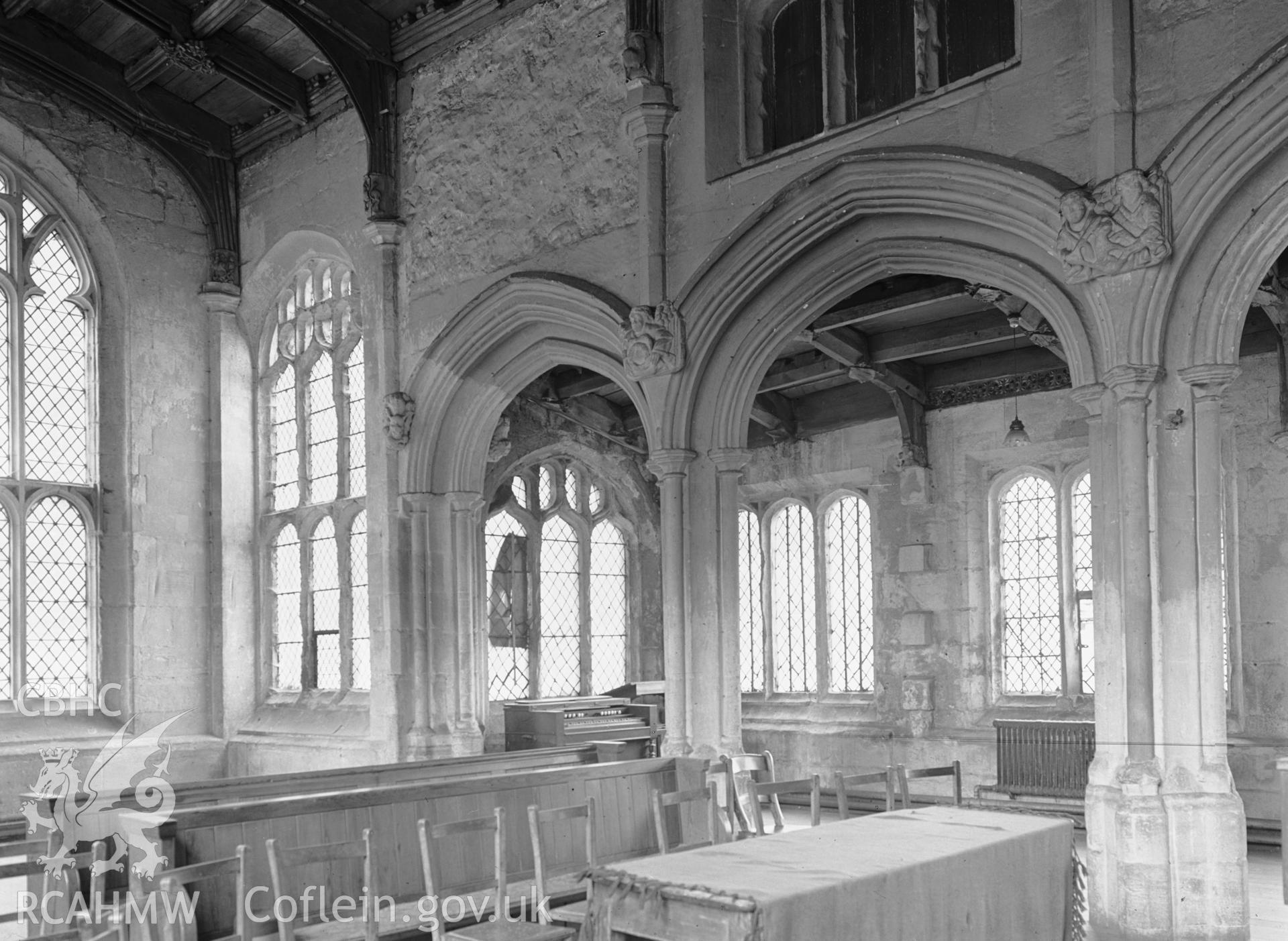 Interior view of the chapel looking north-west