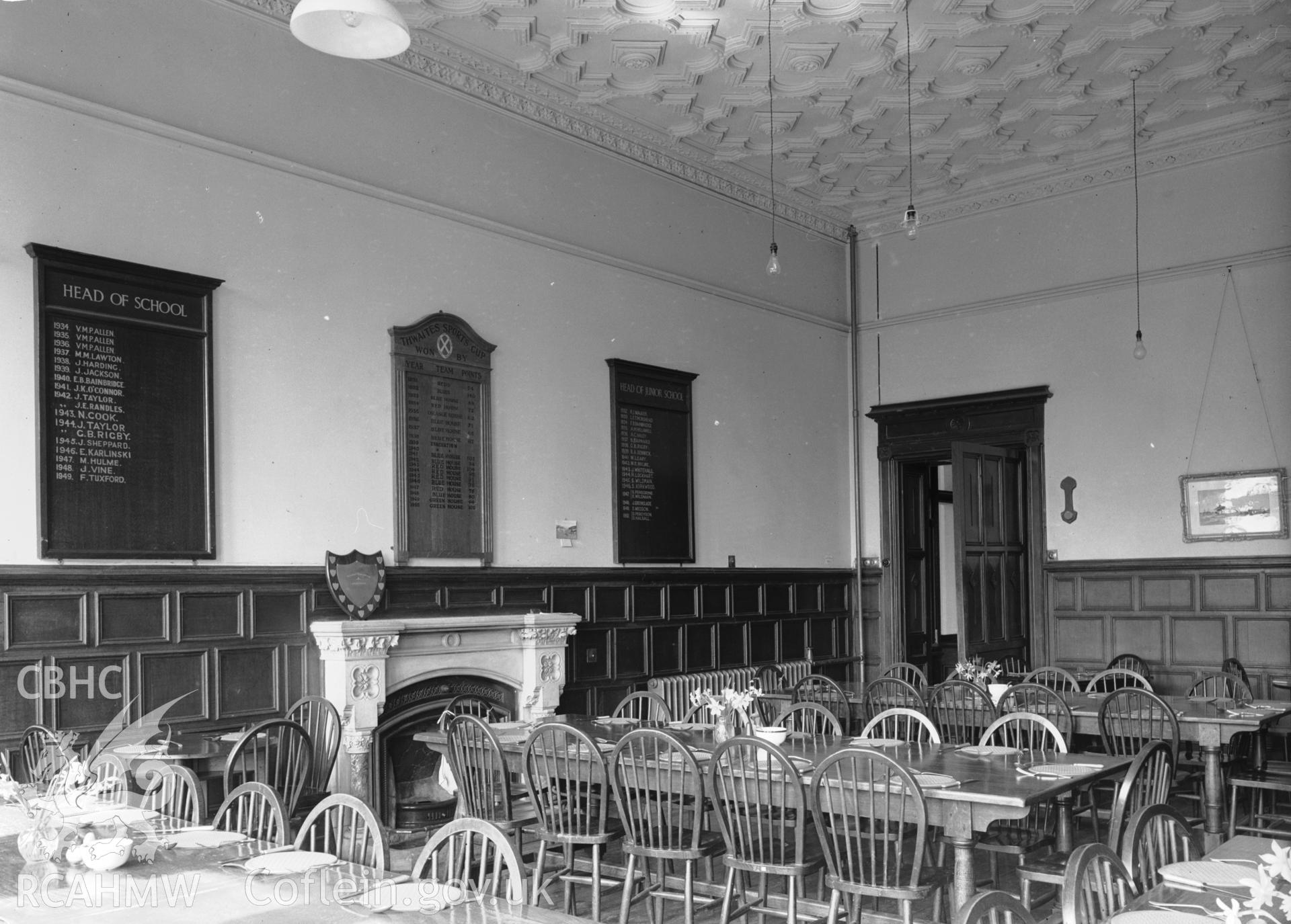 Interior view of dining room