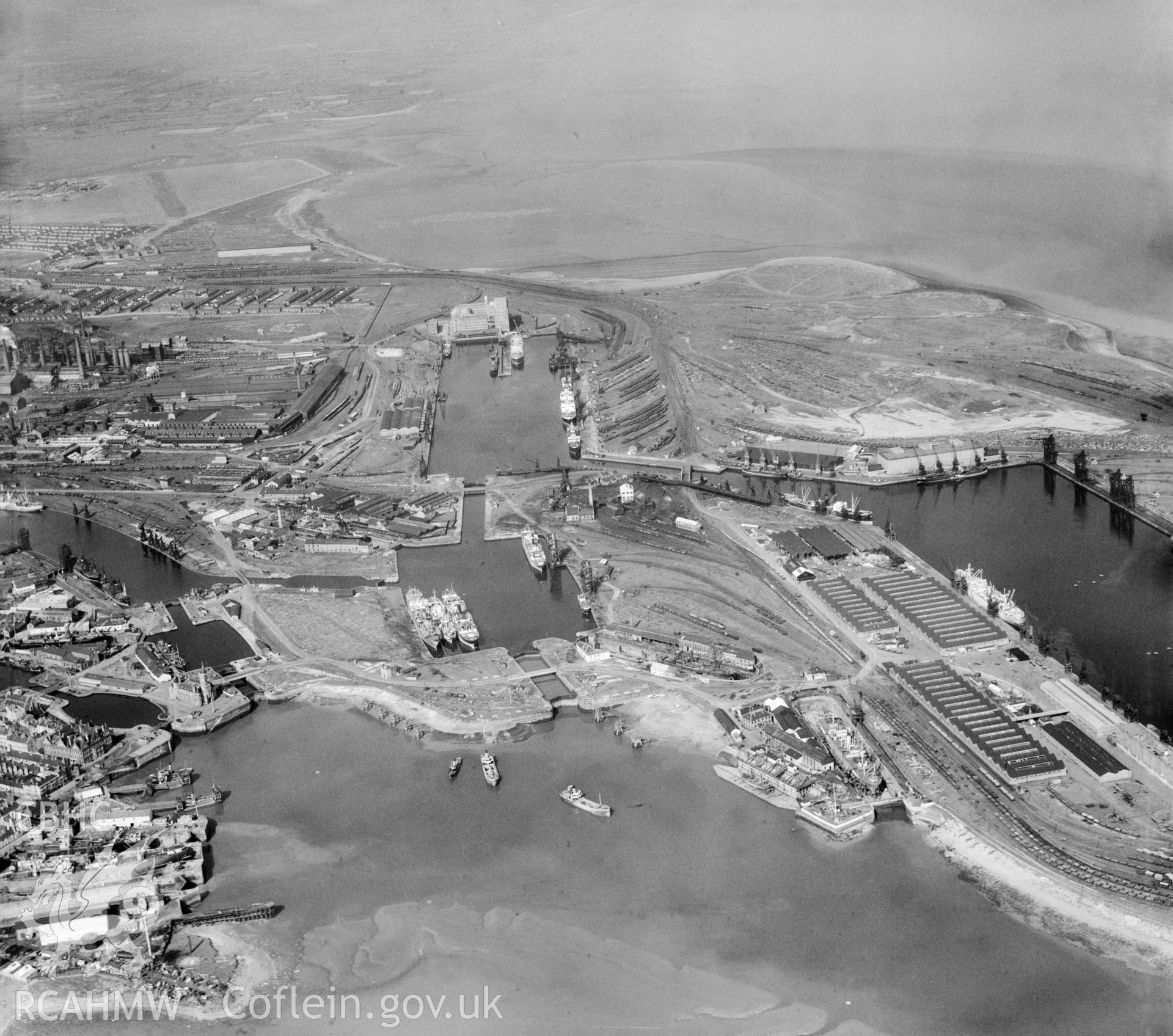 View of Cardiff Docks