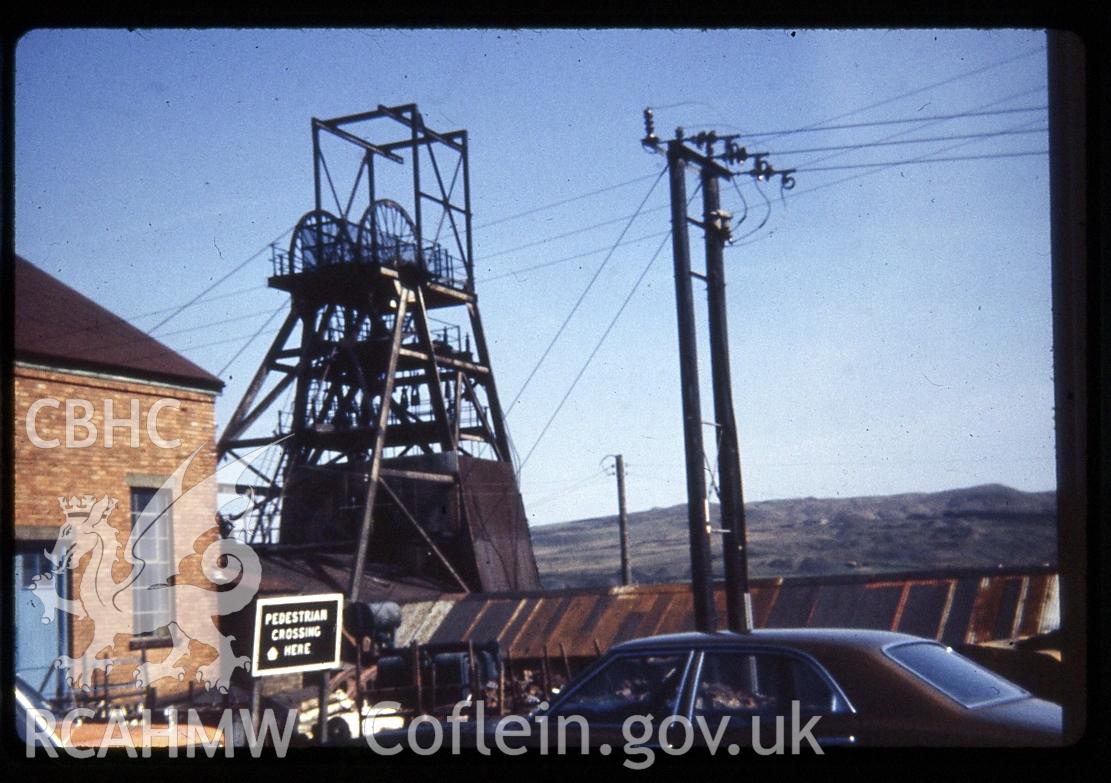 Digital photograph showing Big Pit colliery, taken c1980