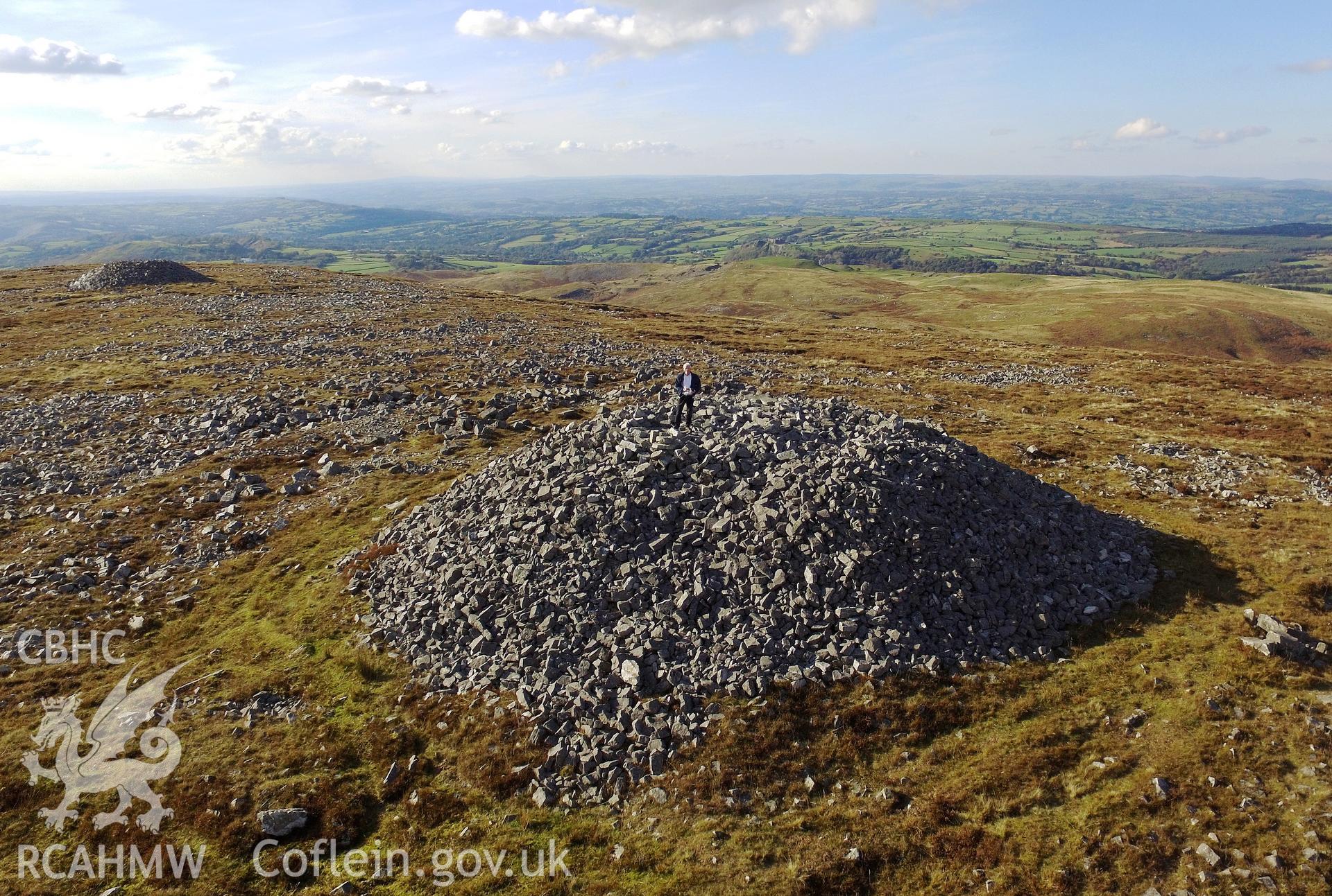 Colour photo showing Tair Carn Uchaf, taken by Paul R. Davis, 16th October 2016.
