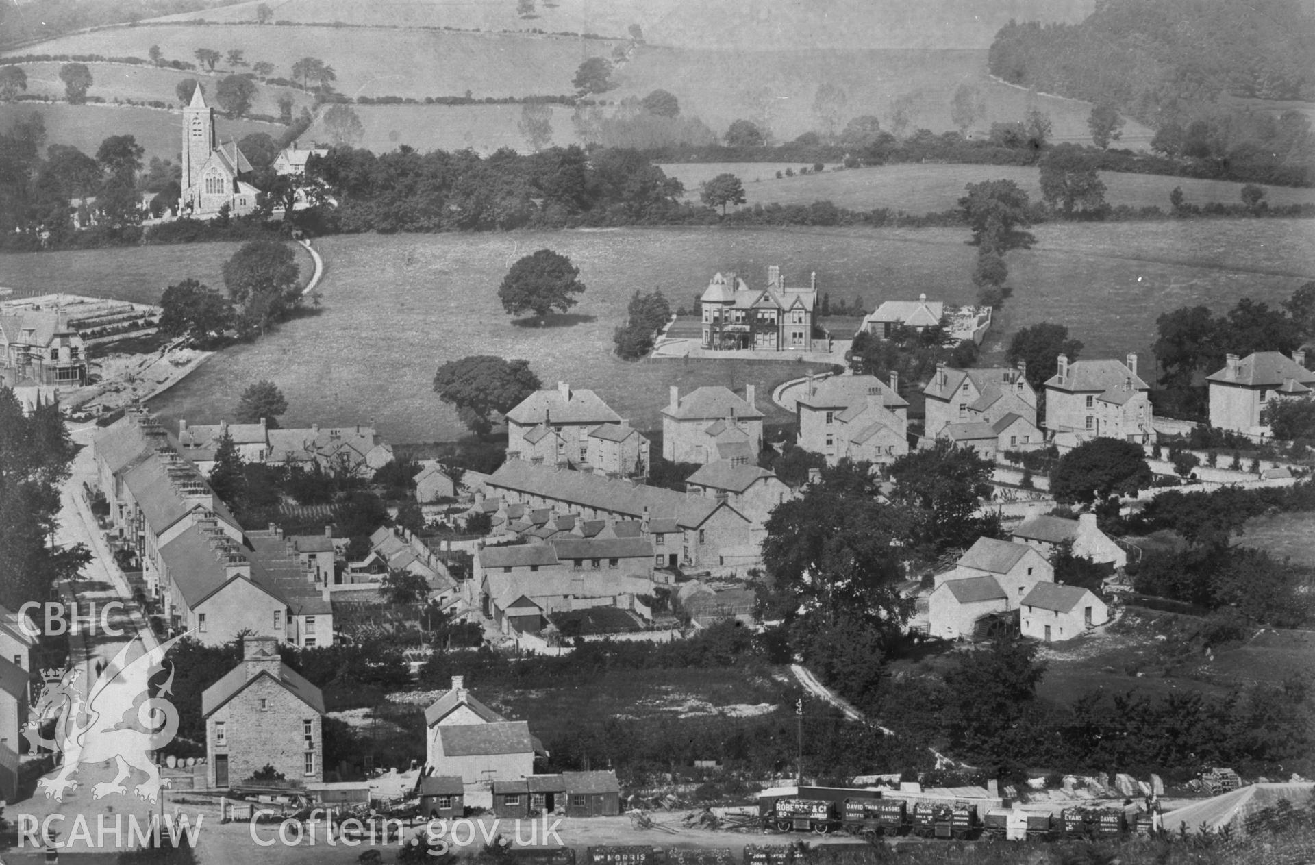 Digital copy of a view of Lampeter.