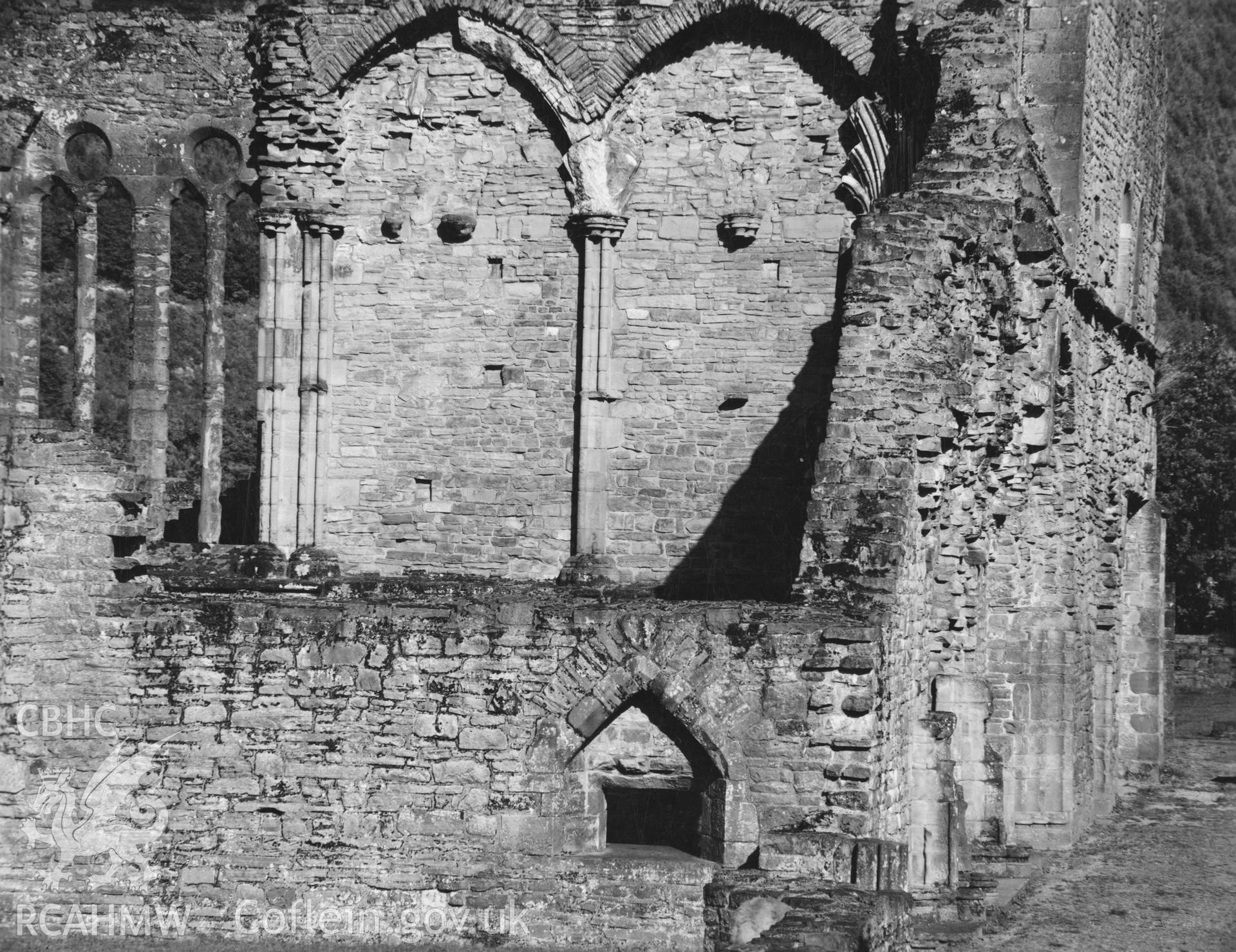 Digital copy of a view of Tintern Abbey taken by Shirley Jones. dated 1943.