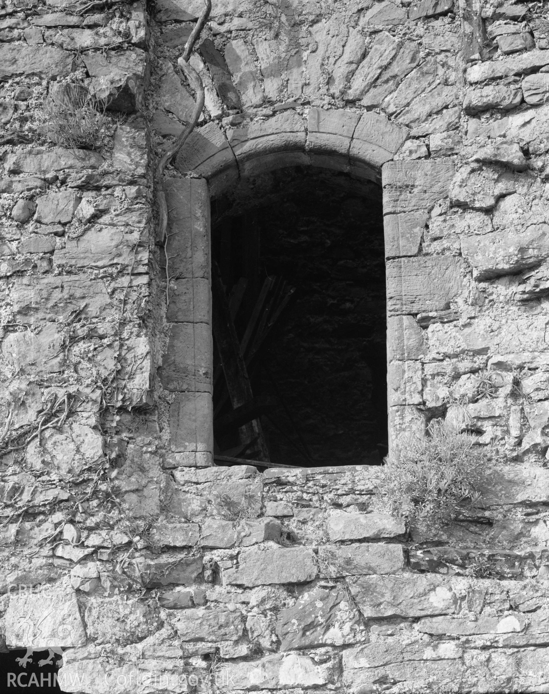 Digital copy of a view of the Old Rectory, Pele Tower.