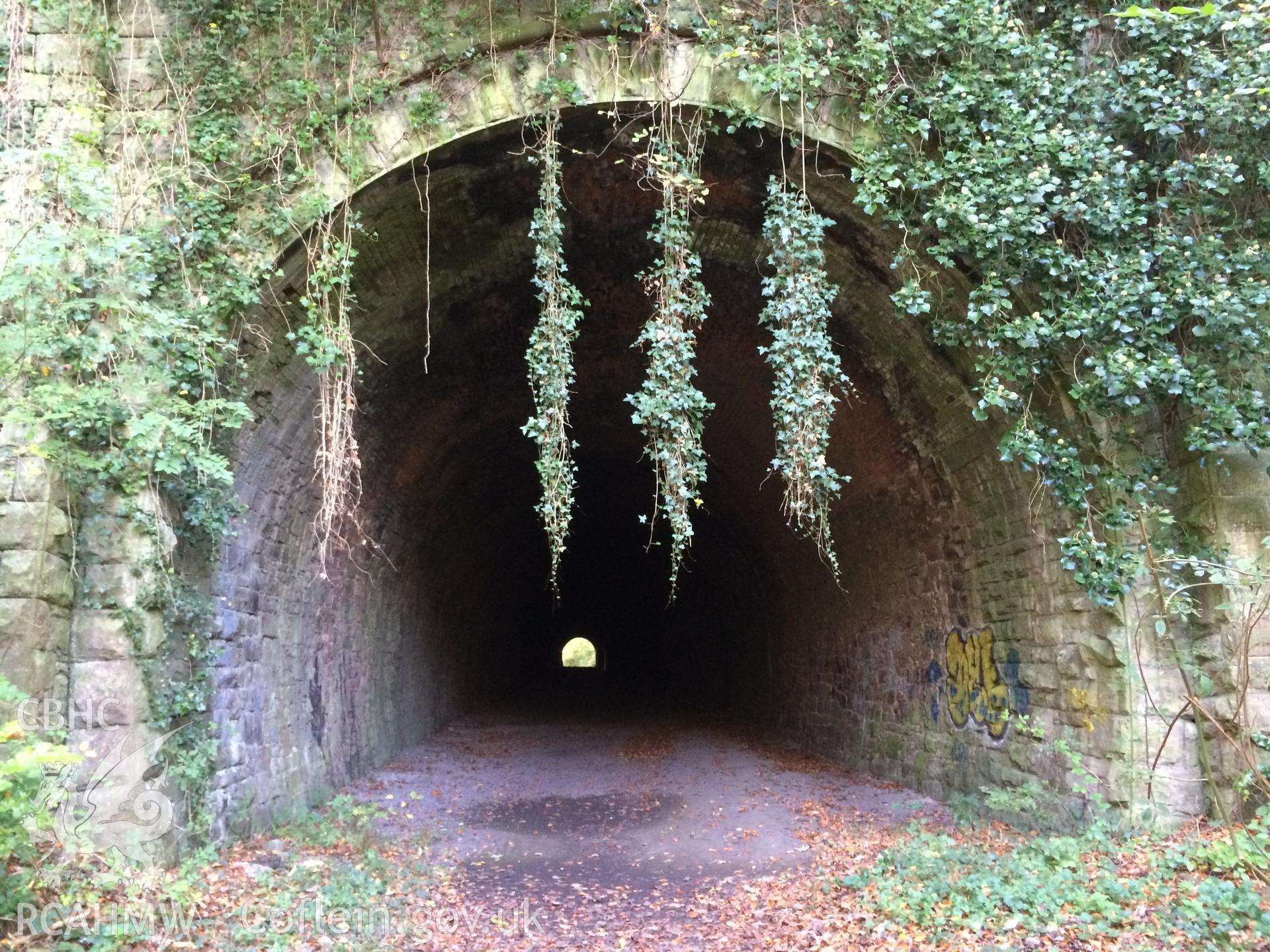 Photo showing Usk Tunnel, taken by Paul R. Davis, October 2017.