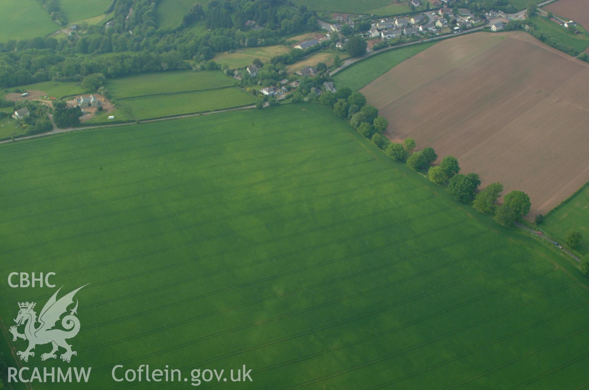 RCAHMW colour oblique aerial photograph of Llanishen, Monmouthshire. Taken on 27 May 2004 by Toby Driver