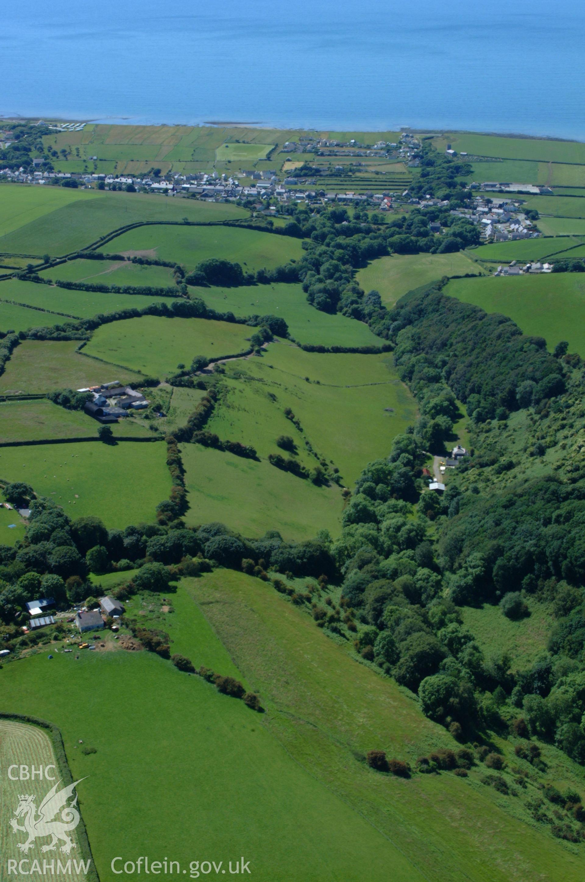 RCAHMW colour oblique aerial photograph of Llanon taken on 14/06/2004 by Toby Driver