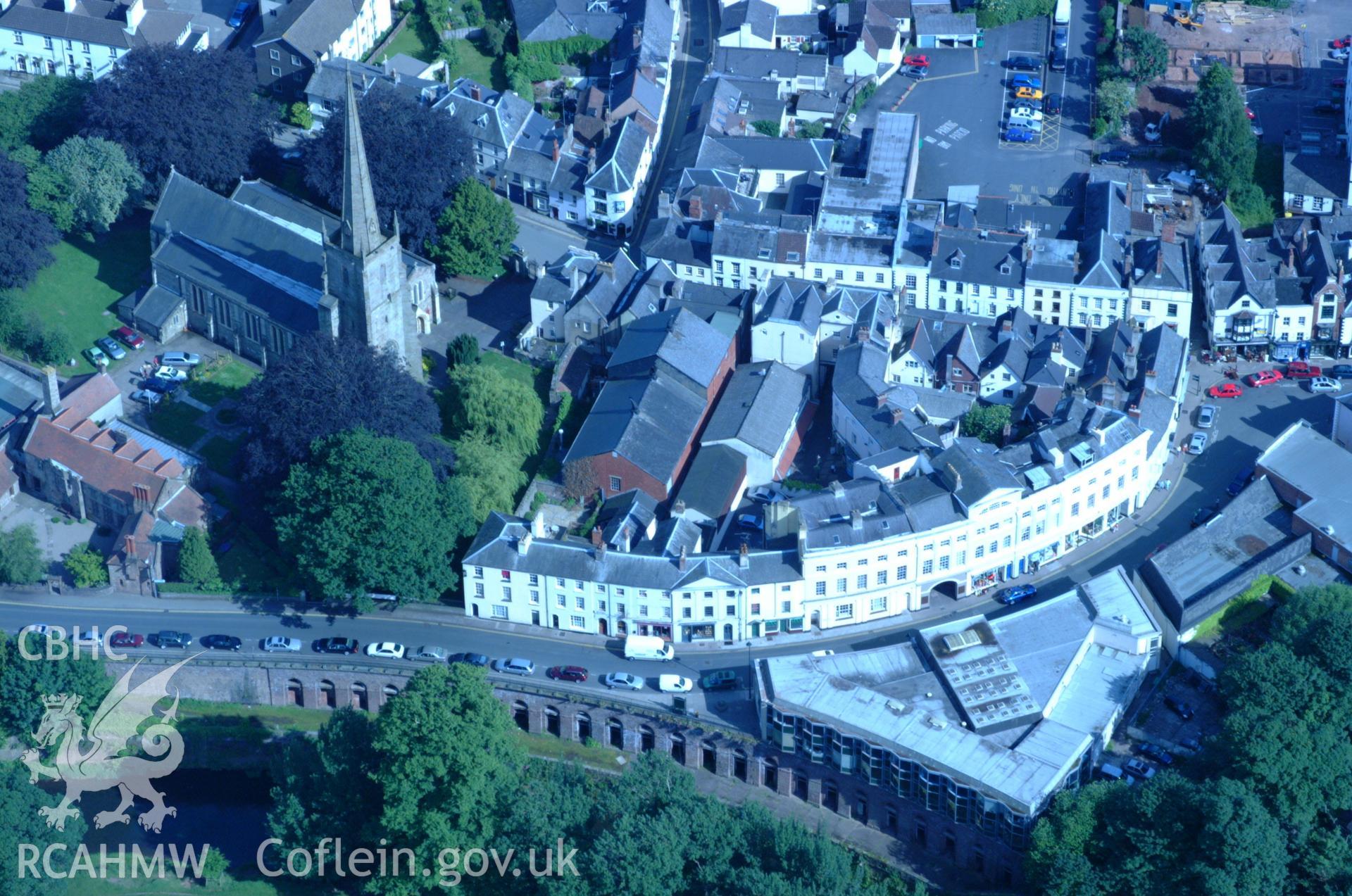 RCAHMW colour oblique aerial photograph of the Shambles taken on 02/06/2004 by Toby Driver