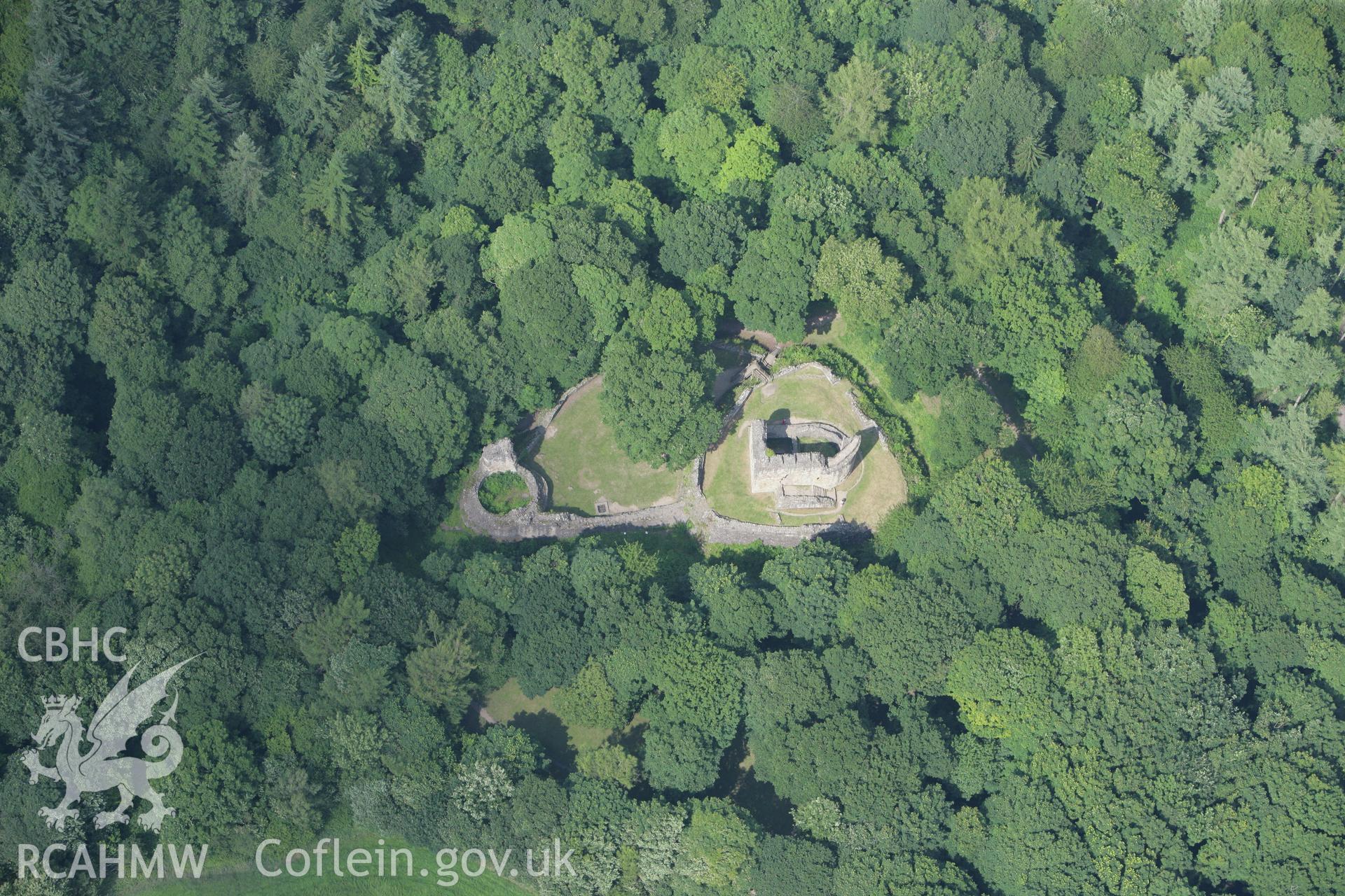 RCAHMW colour oblique photograph of Ewloe Castle. Taken by Toby Driver on 01/07/2008.