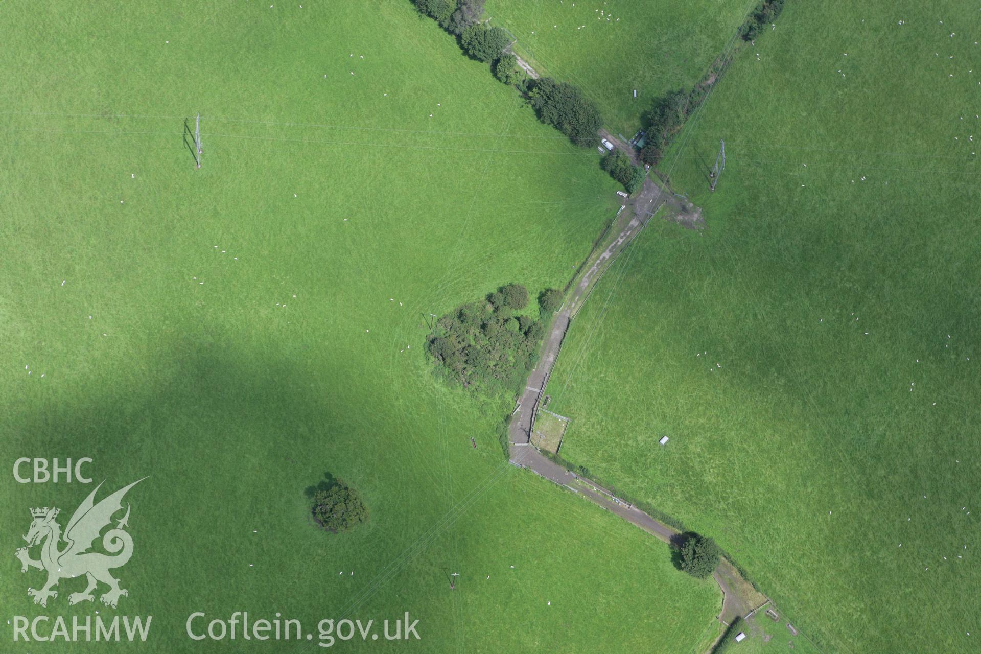 RCAHMW colour oblique aerial photograph of Hafod-y-Bwlch Barrow. Taken on 24 July 2007 by Toby Driver
