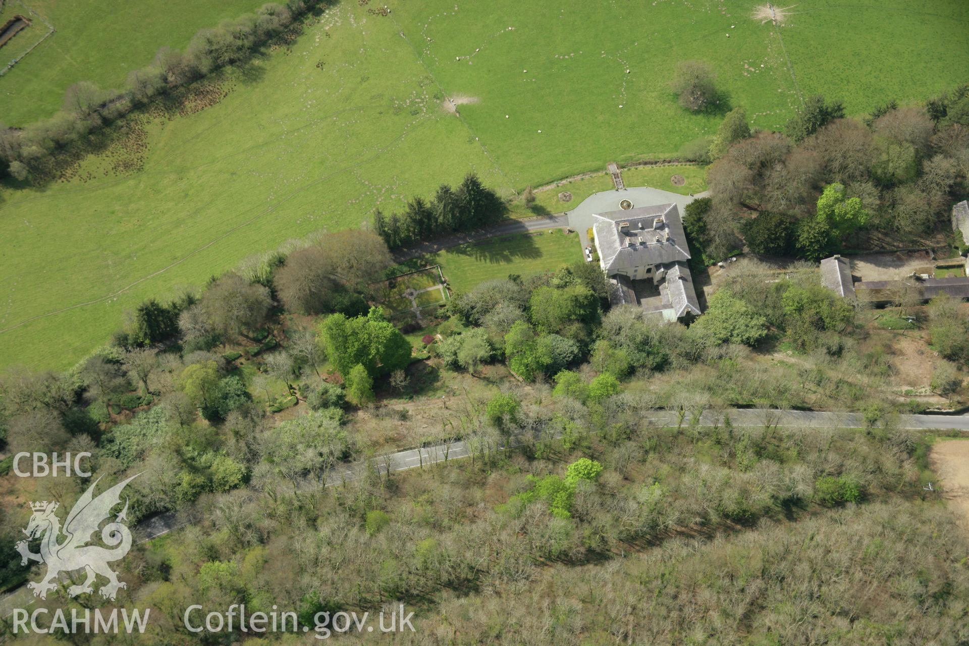 RCAHMW colour oblique aerial photograph of Alltyrodyn, Rhydowen. Taken on 17 April 2007 by Toby Driver