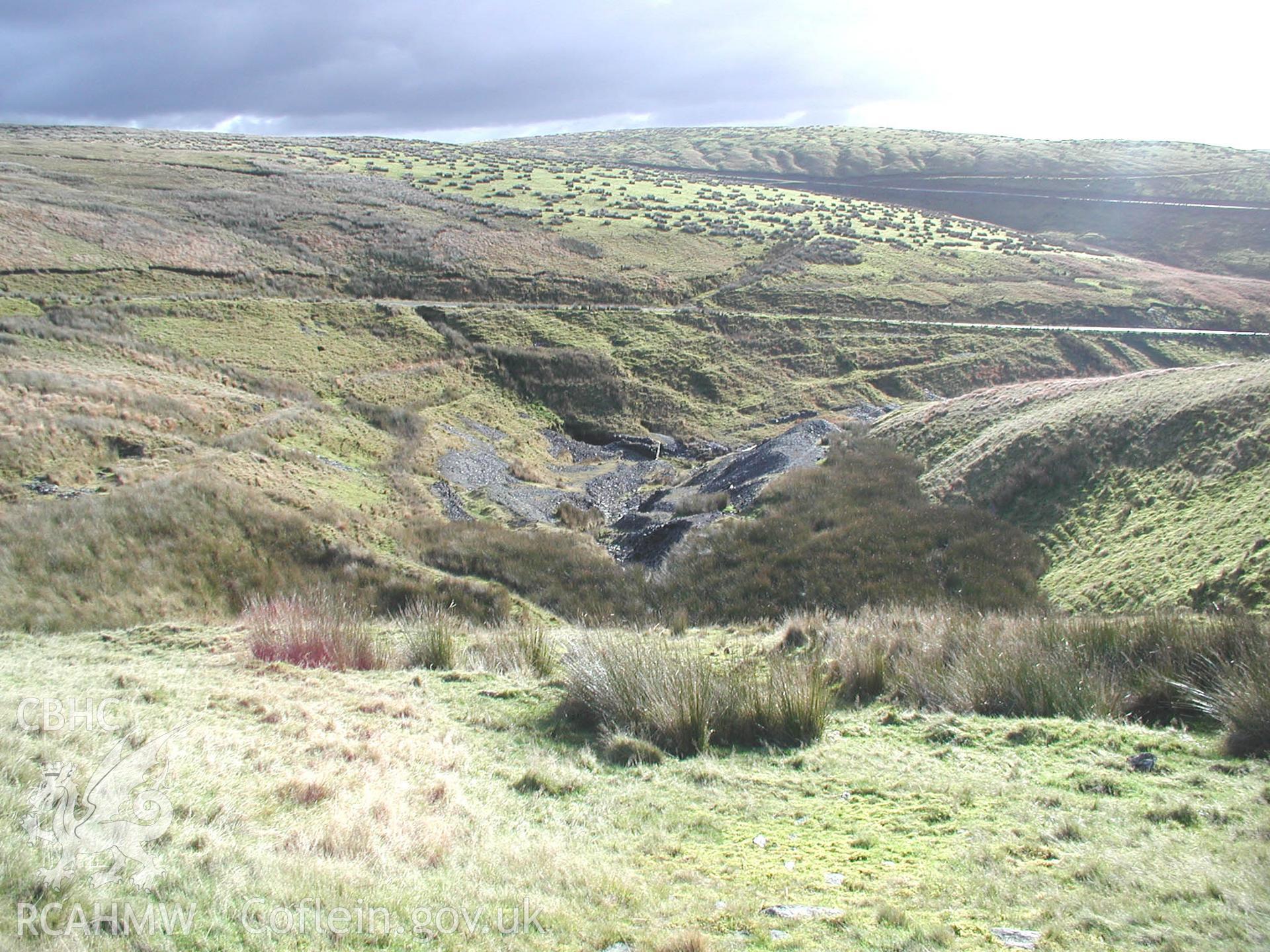 Colour photograph of Nant Iago lead mine.