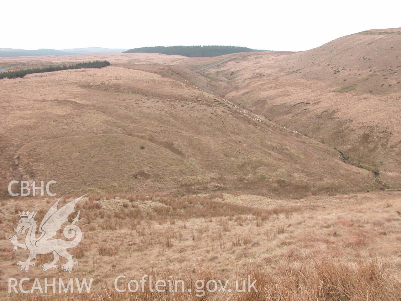 Second colour photograph showing the area of Blaen Bidno.