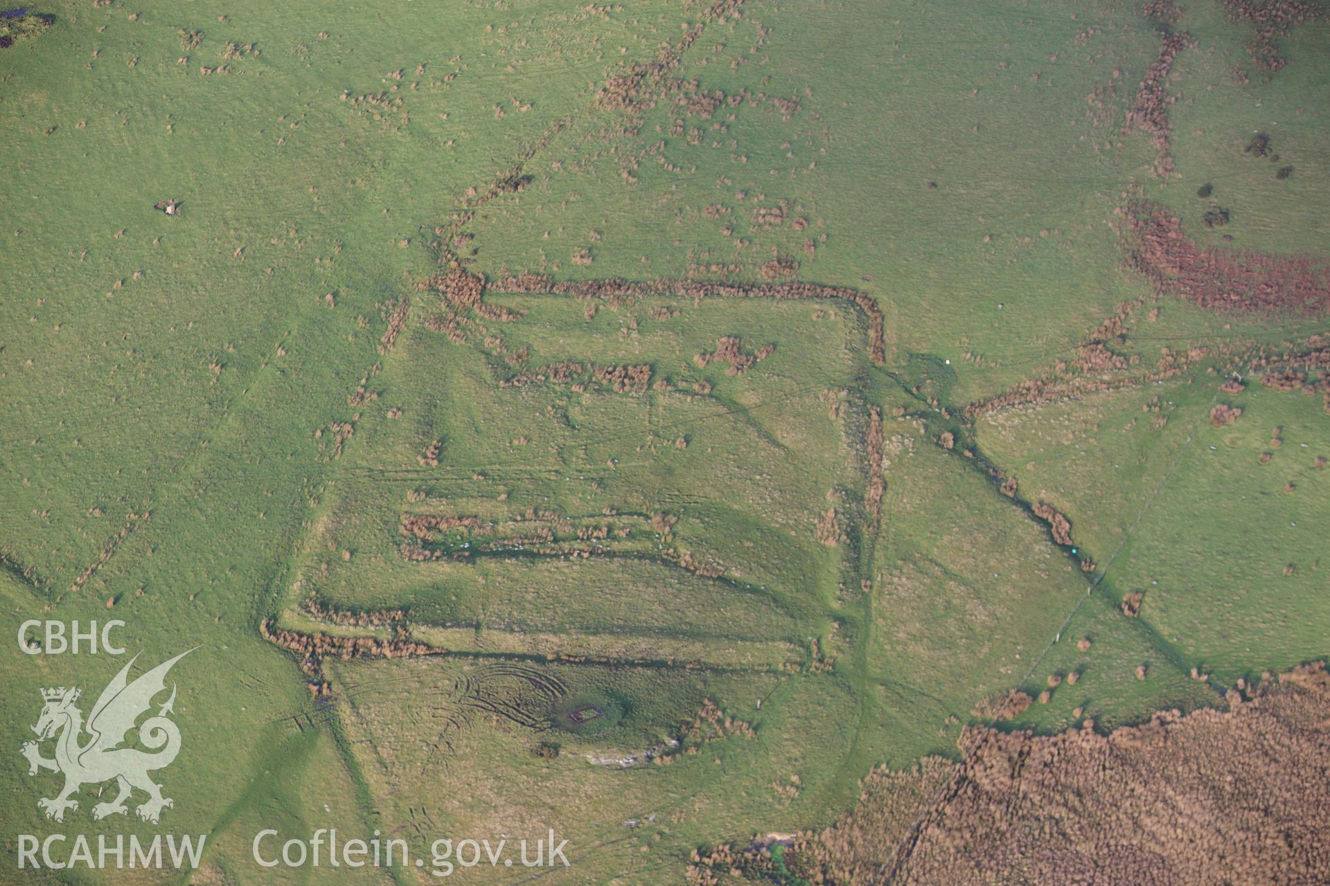 RCAHMW colour oblique aerial photograph of Hen Ddinbych. Taken on 10 December 2009 by Toby Driver