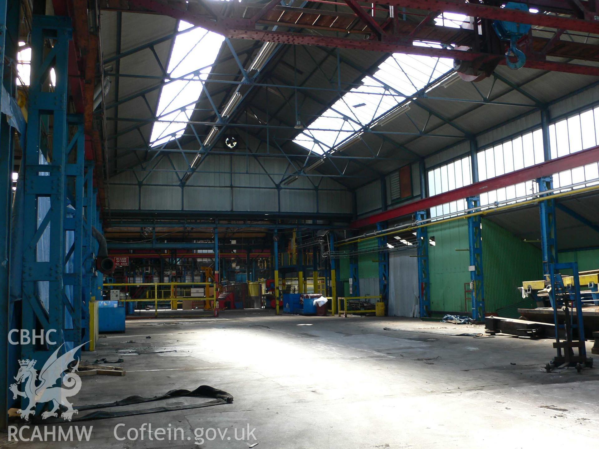 The old strip mill at Dolgarrog Aluminium Works taken by Ken Howarth 2008