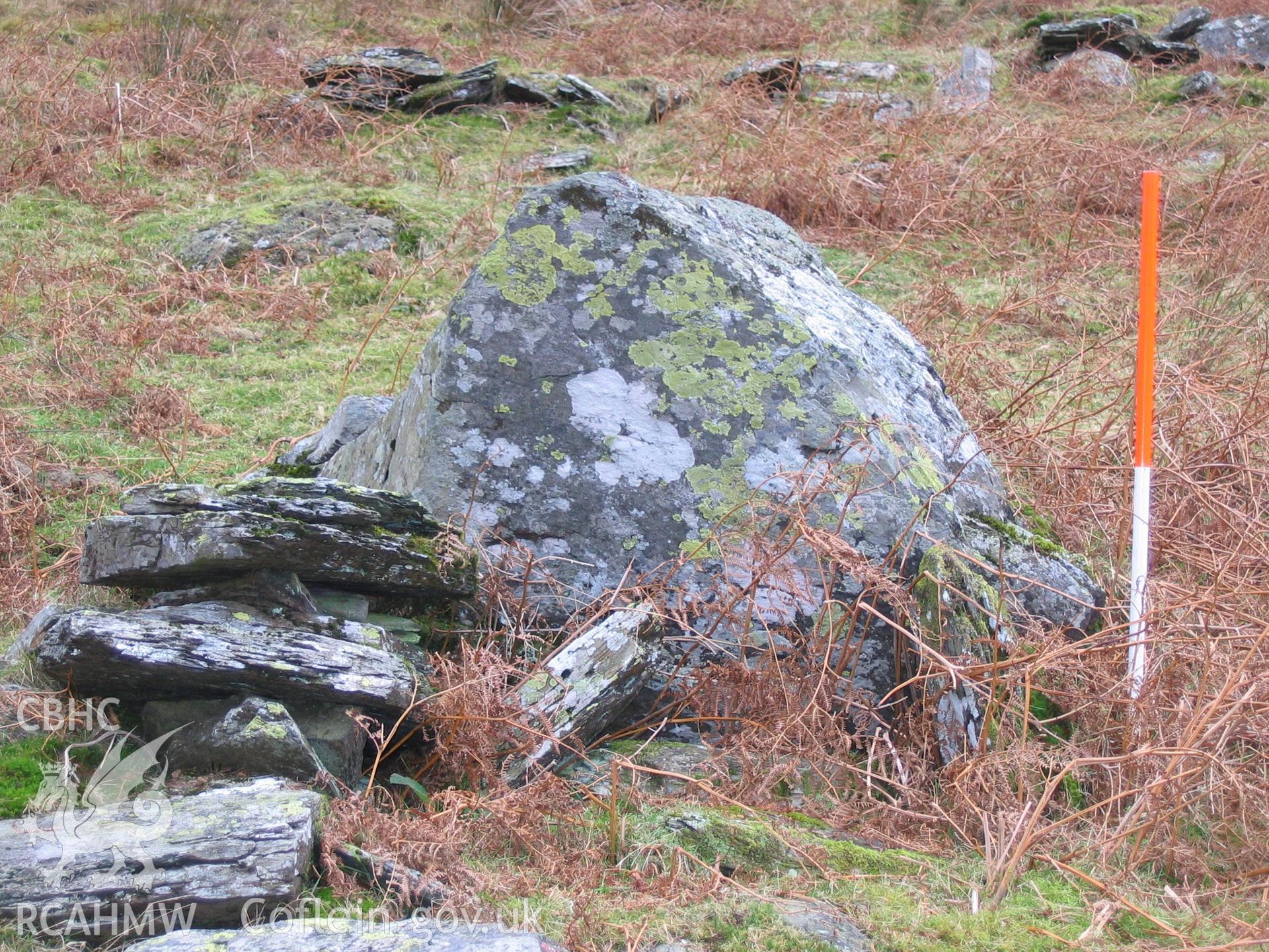 Photograph of Dyffryn Mymbyr Circle II taken during Upland Survey by staff of EAS Contracts.
