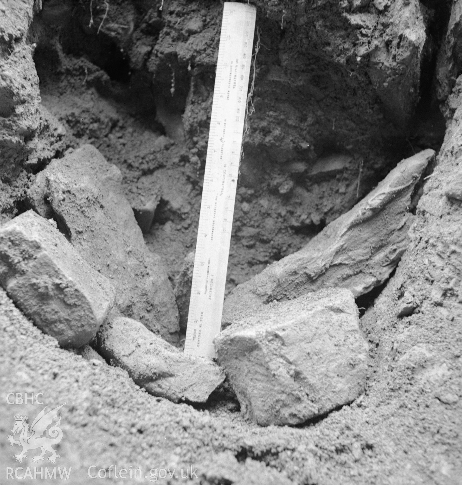 View of excavation detail