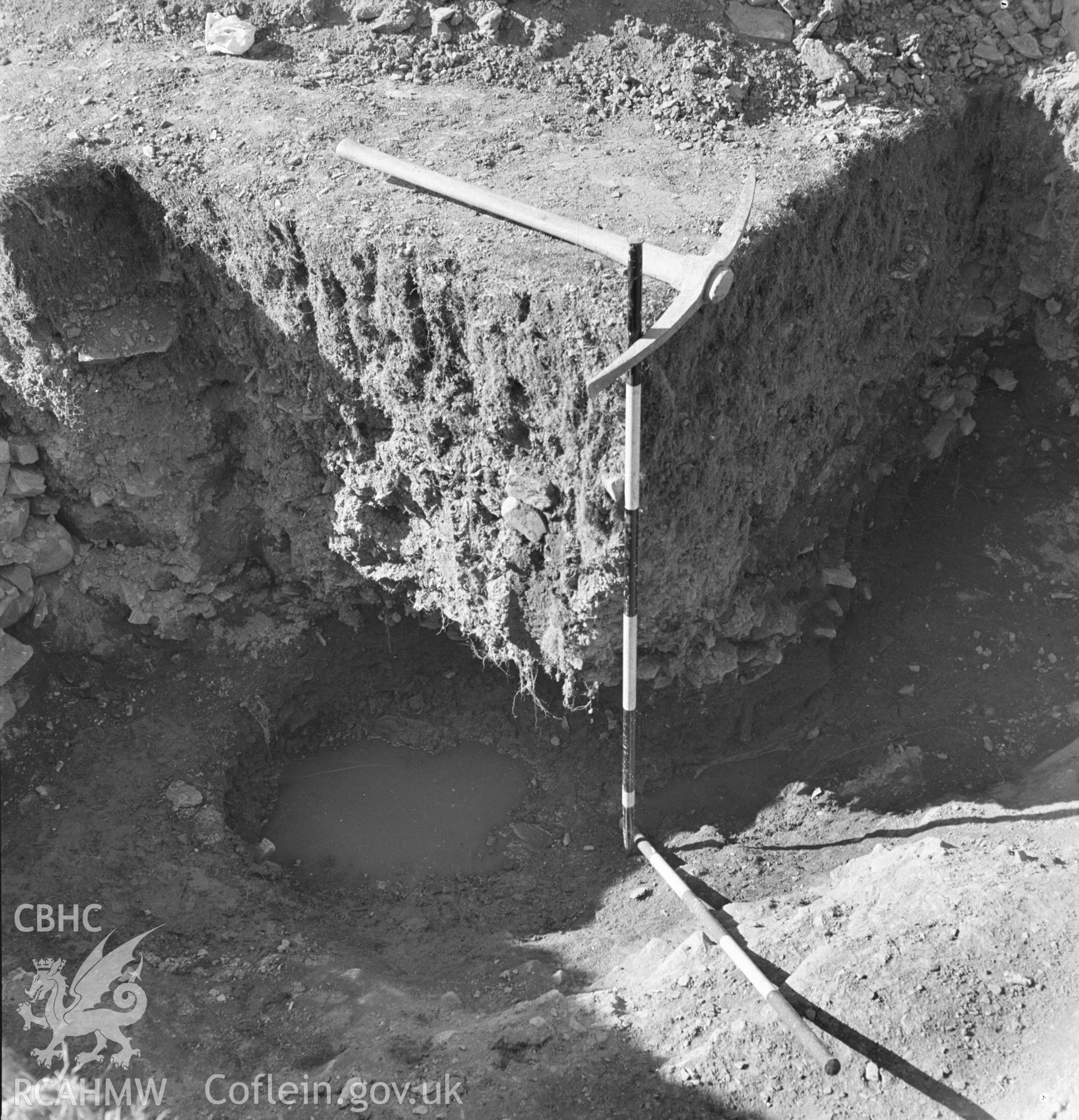 View of excavation detail