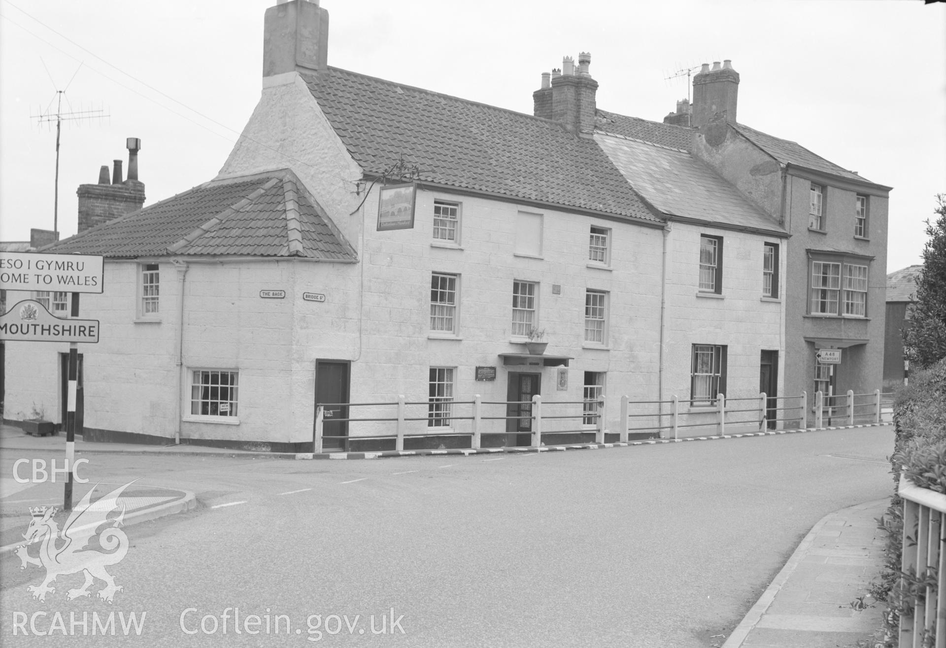 Chepstow;  one black and white photograph produced by E.G. Holt, 1961.