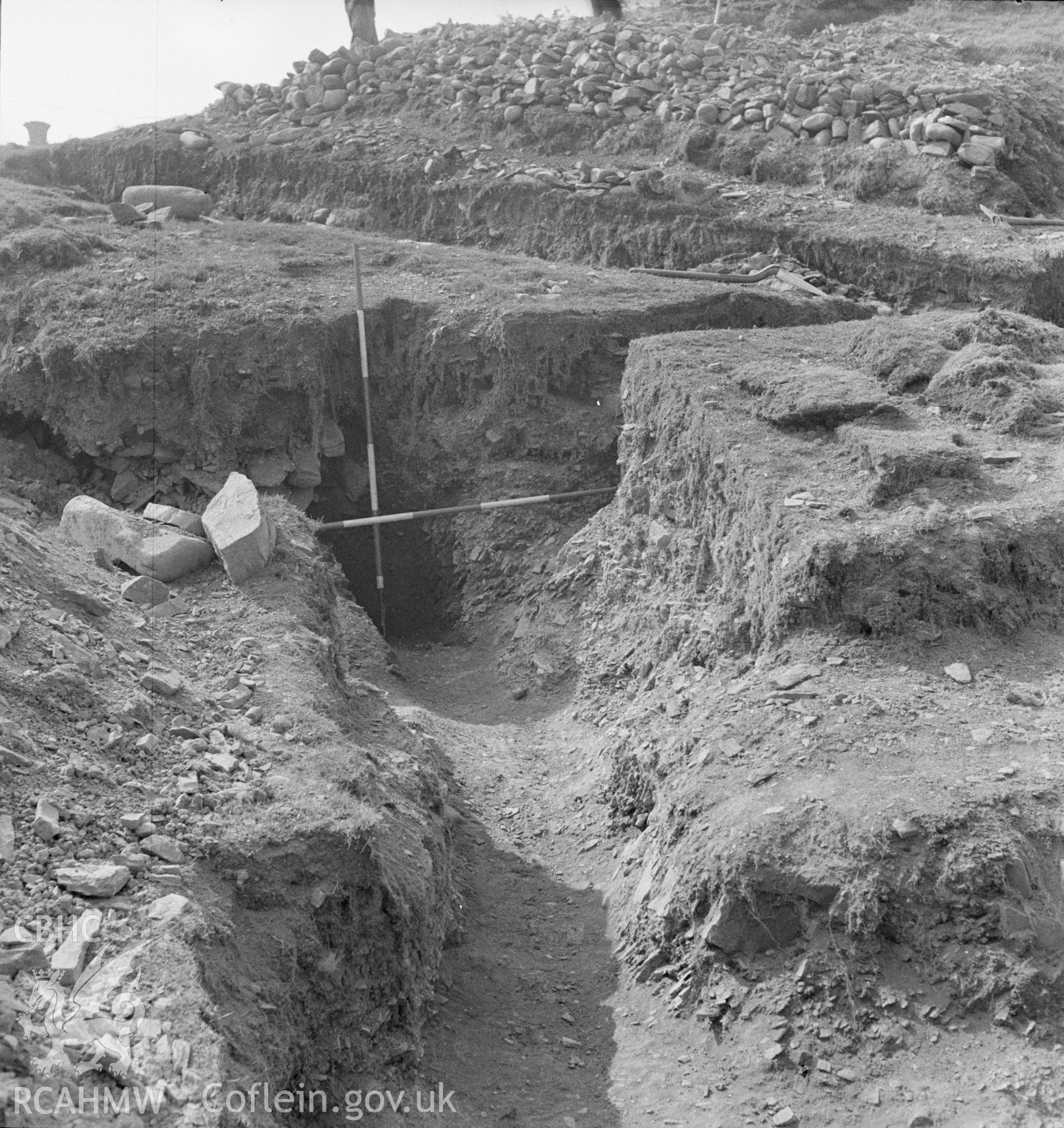 View of excavation detail
