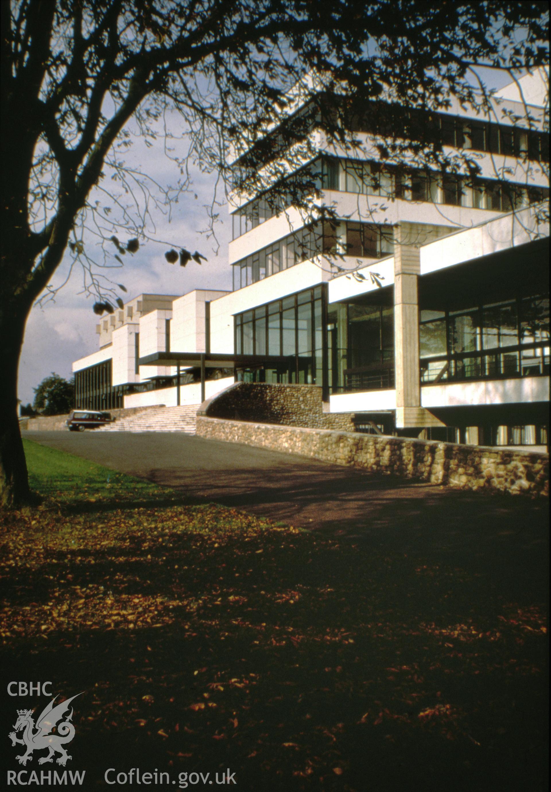 Exterior view of BBC Broadcasting House, Llandaff.