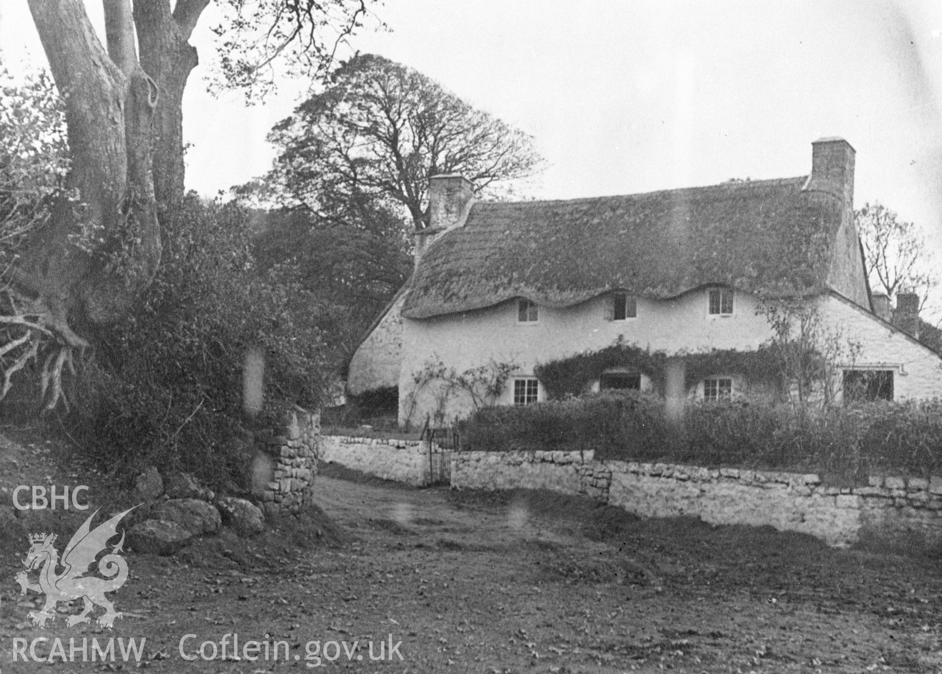 Exterior view of house at Ogmore.