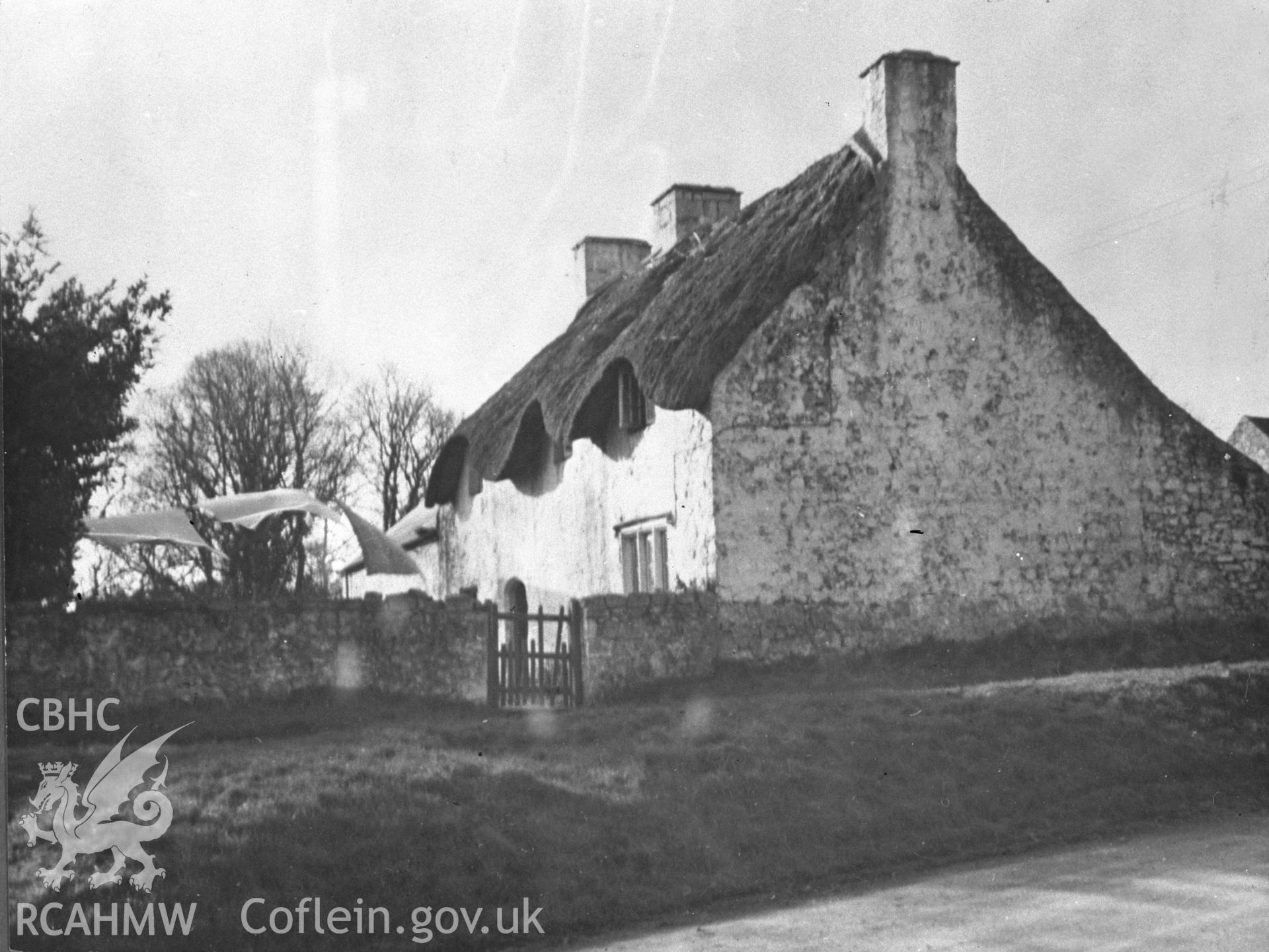 Exterior view of house at St Donats.