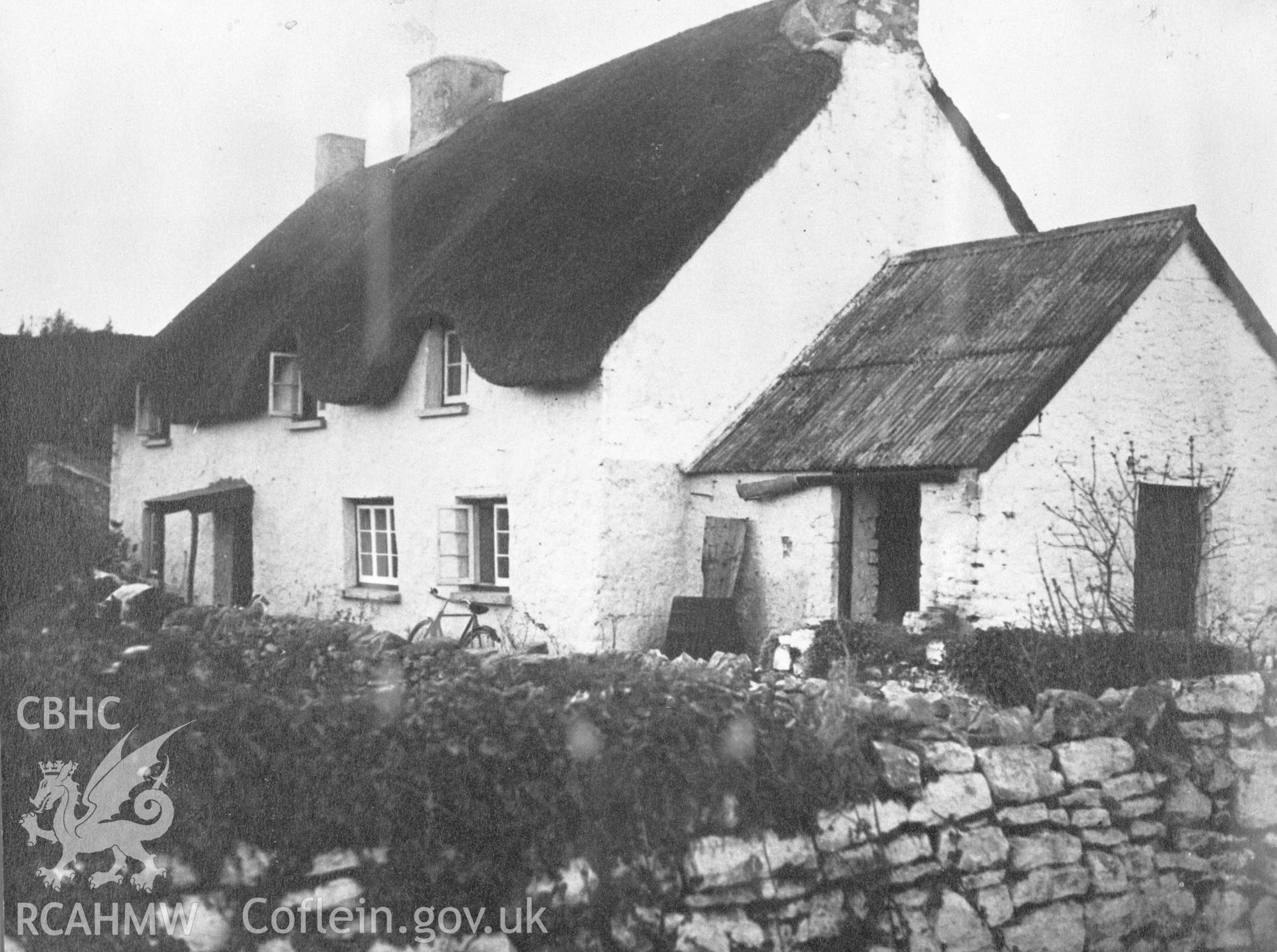 Exterior view of house near Llantrithyd.